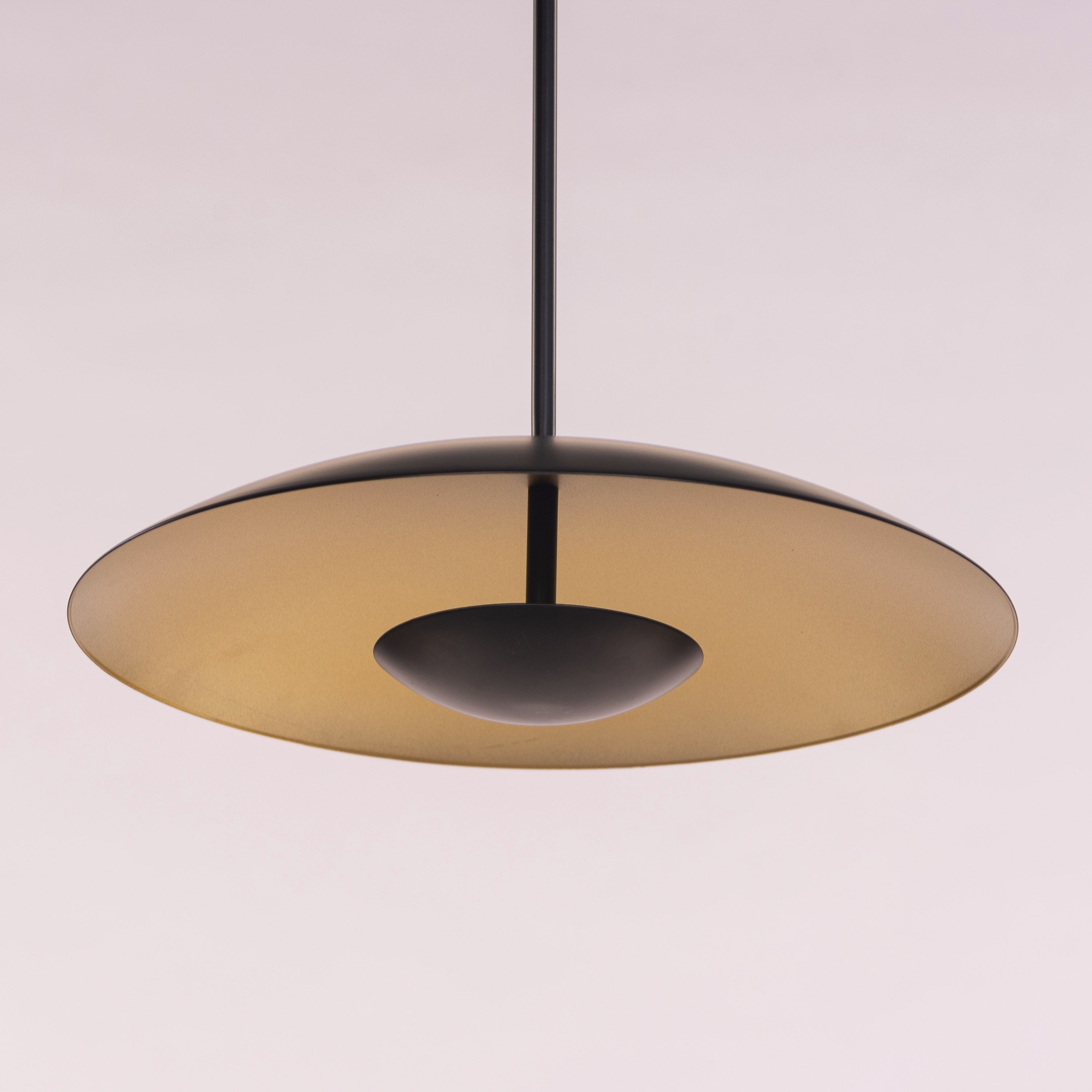 Kickstart (Black, Built-In LED) Pendant Light