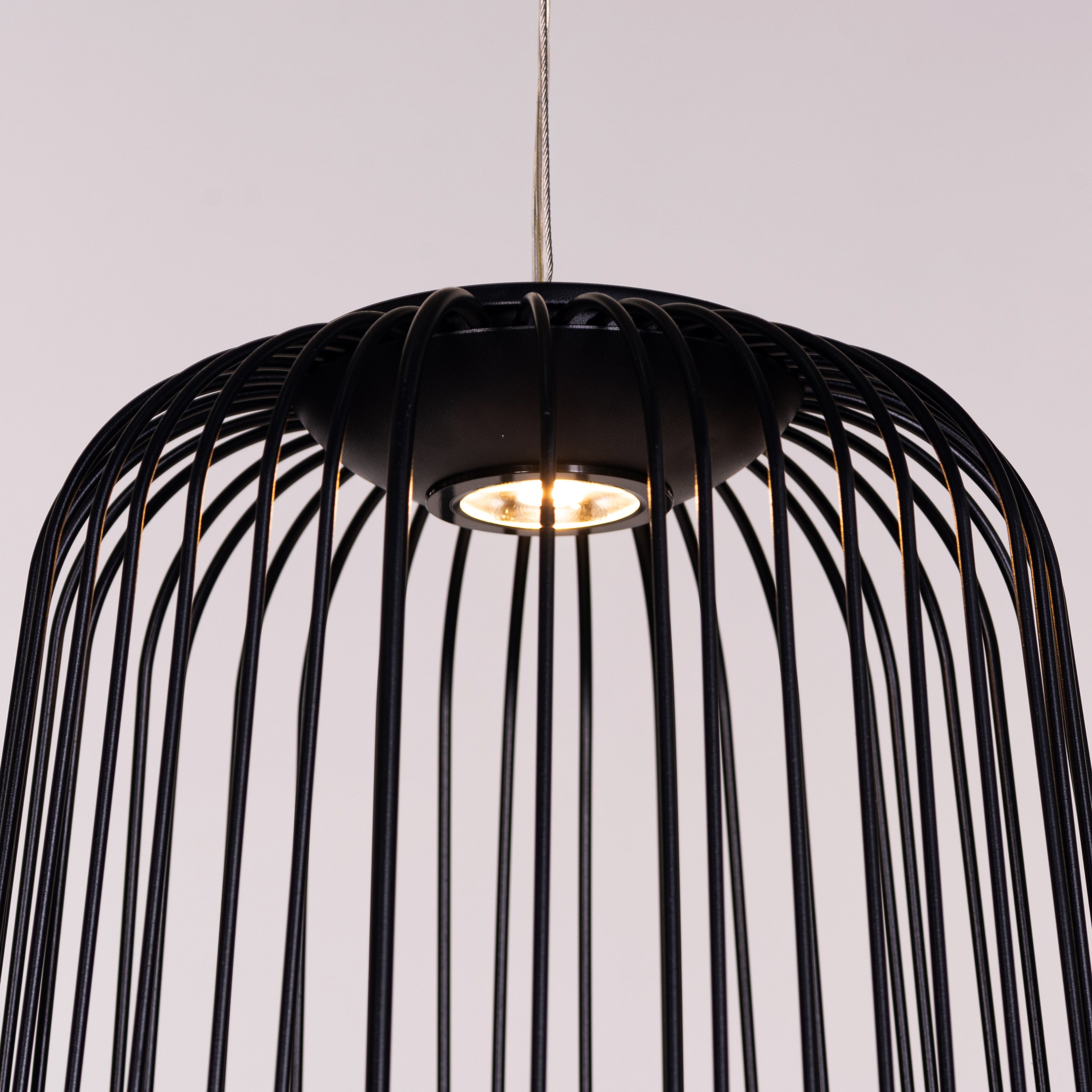 Playback (Black, 3 Color LED) Pendant Light
