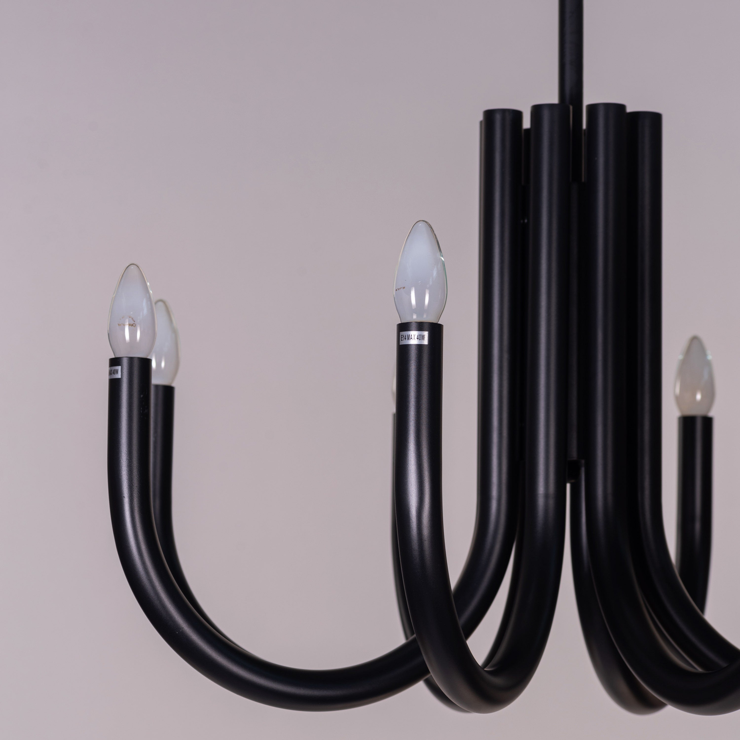 Glisten Up (Black) Chandelier