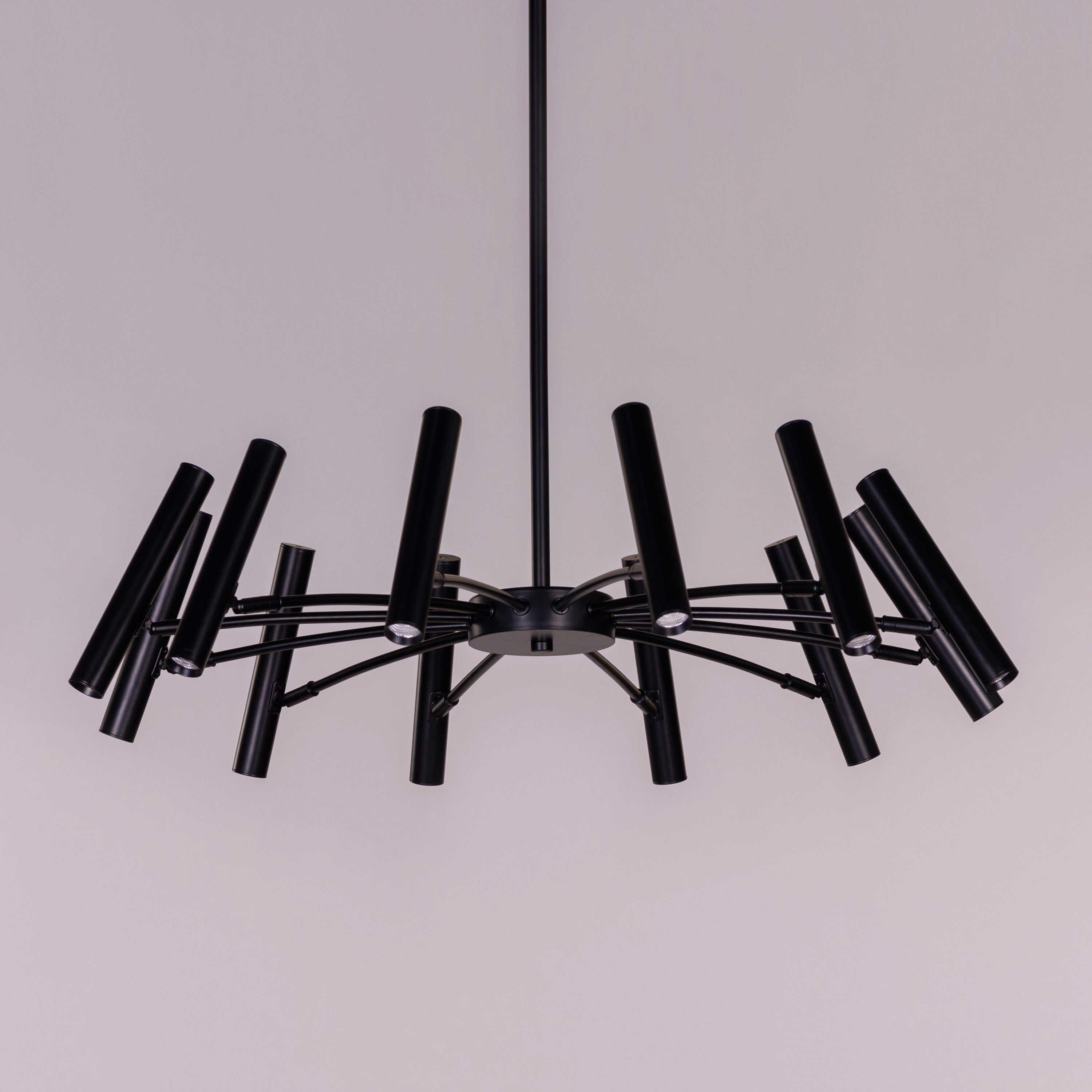 Set The Scene (Black, 3 Color Built-In LED) Chandelier