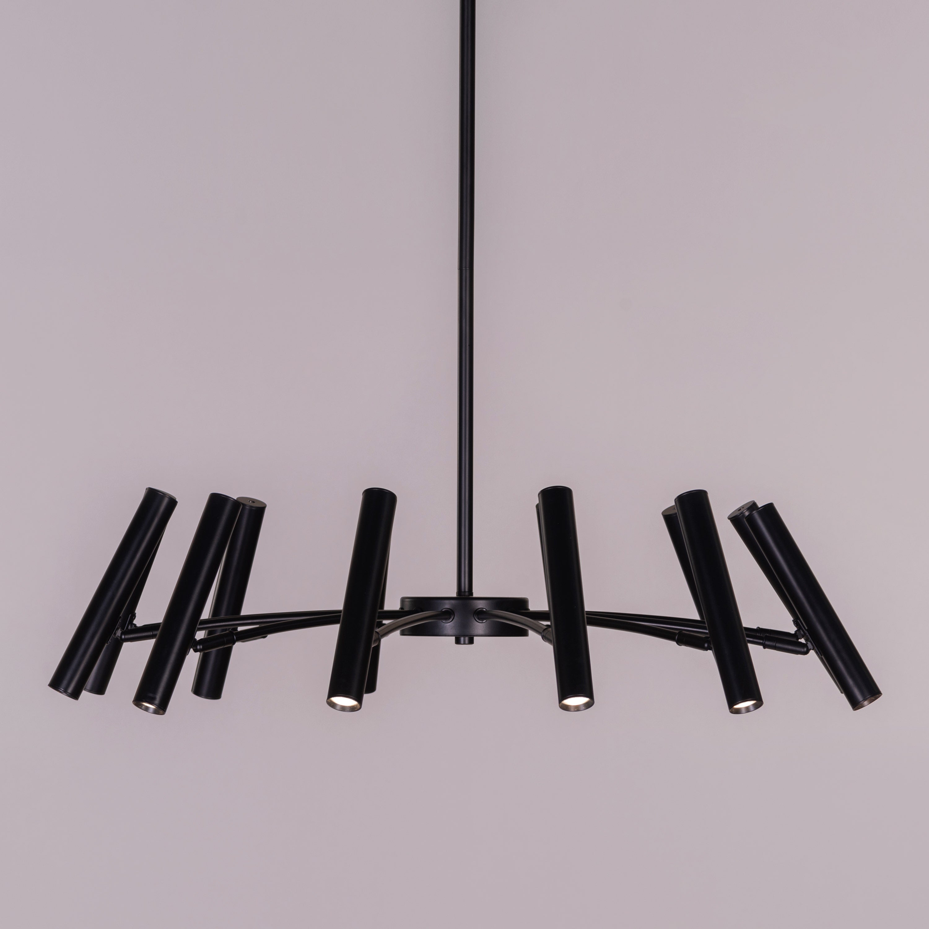 Set The Scene (Black, 3 Color Built-In LED) Chandelier