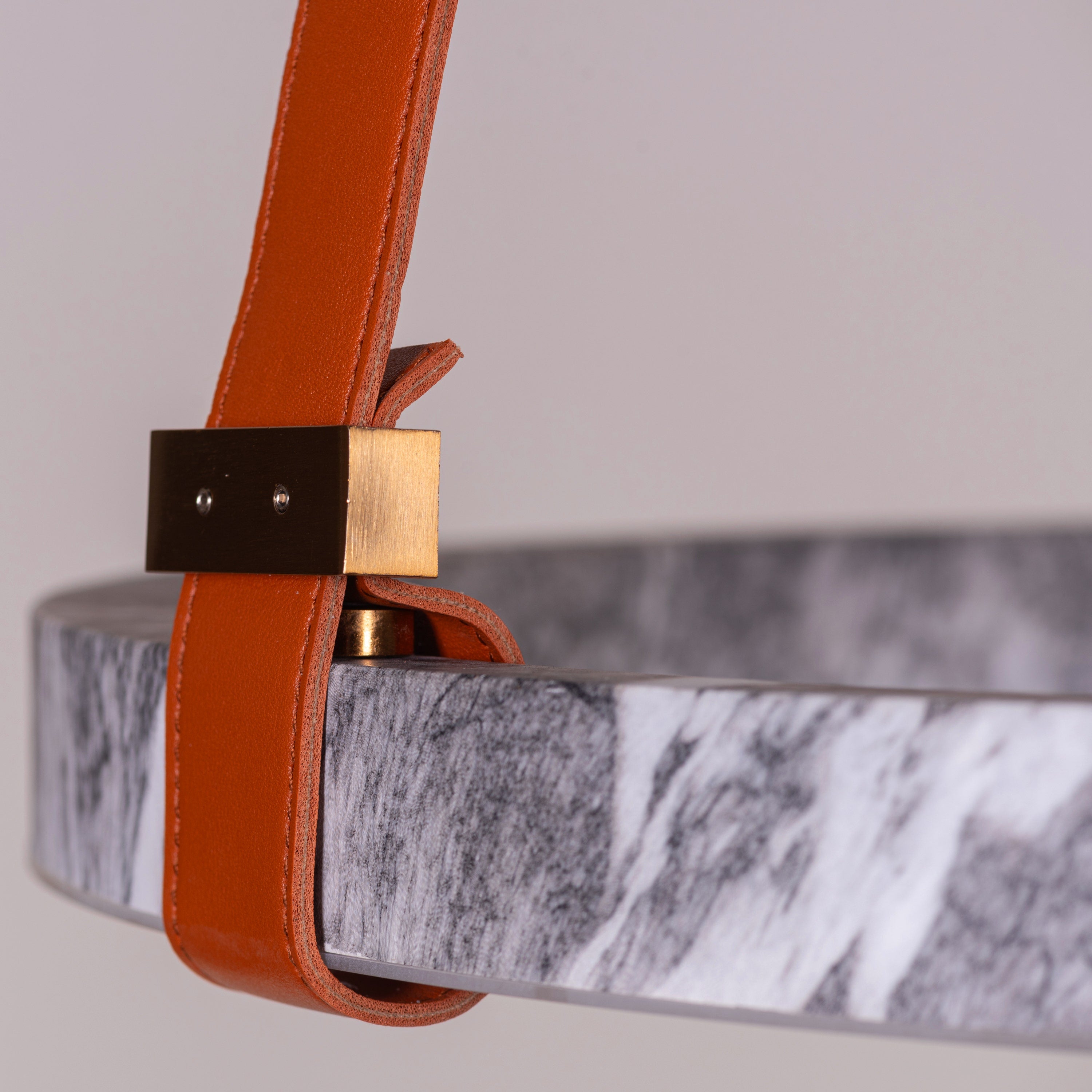 Comeback (Round, Grey) Dimmable LED with Remote Control Chandelier