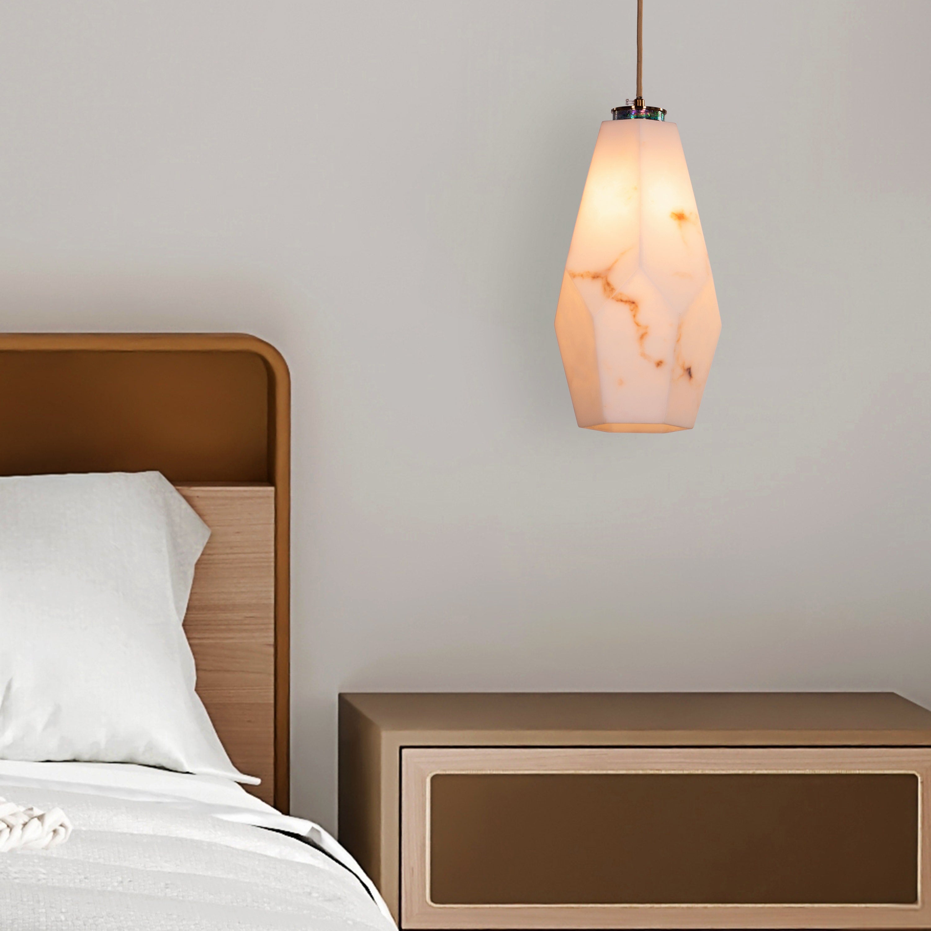 Ever Mine (Gold, White) Imitation Stones Pendant Light