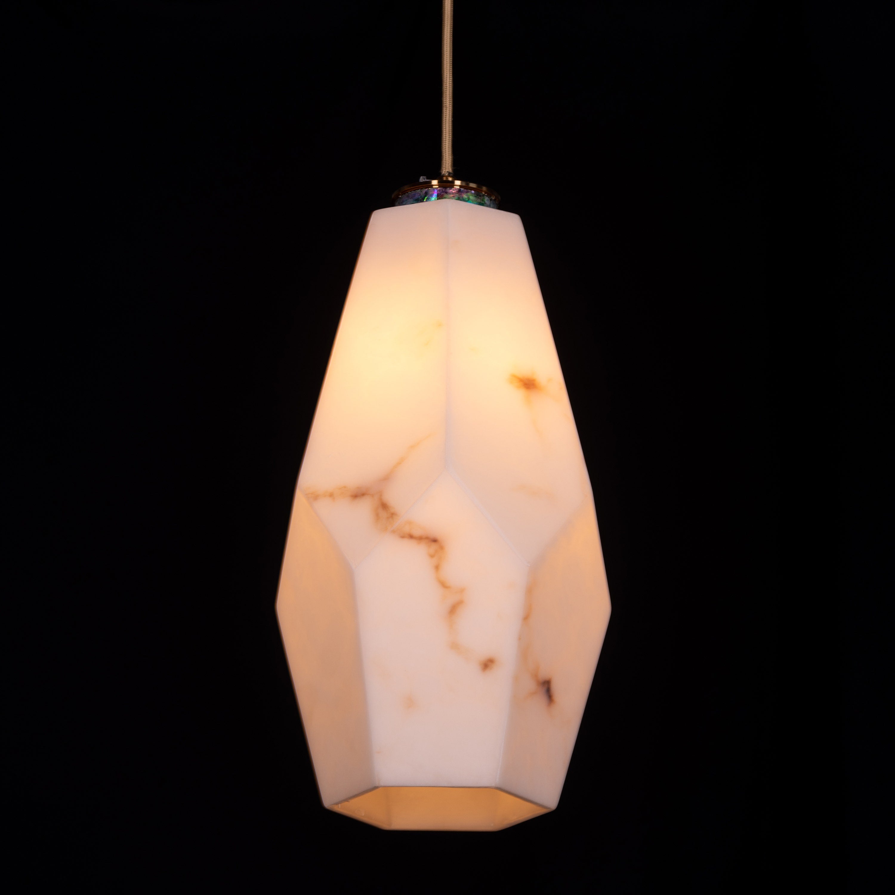 Ever Mine (Gold, White) Imitation Stones Pendant Light