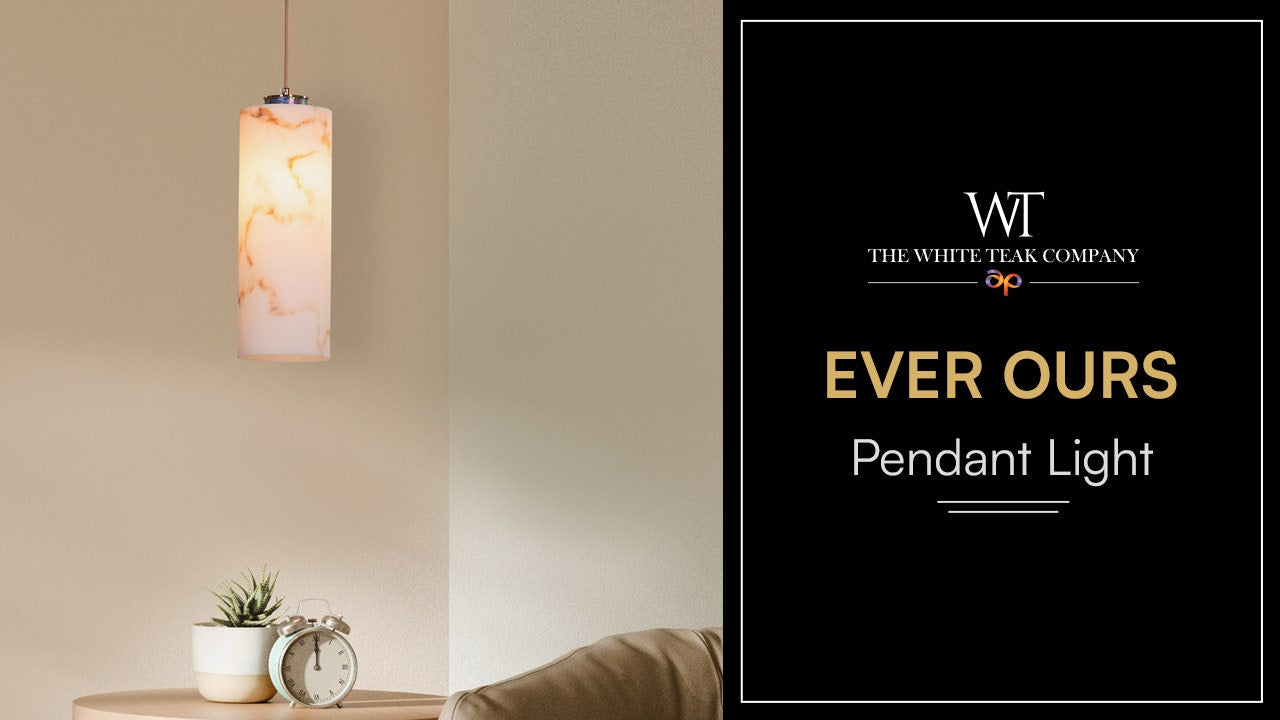 Ever Ours (Gold, White) Imitation Stones Pendant Light