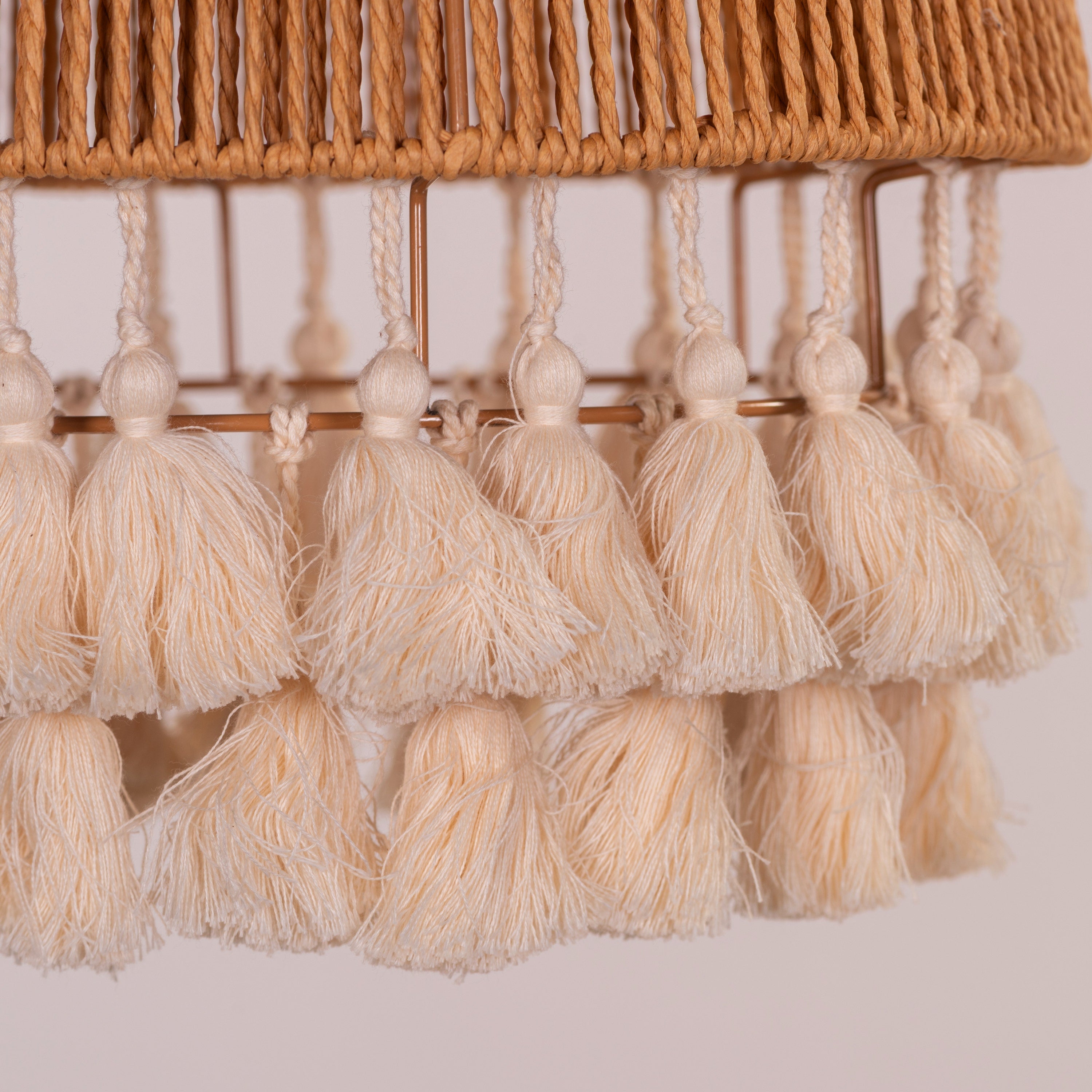 Boho Babe (Brown) Rattan Pendant Light