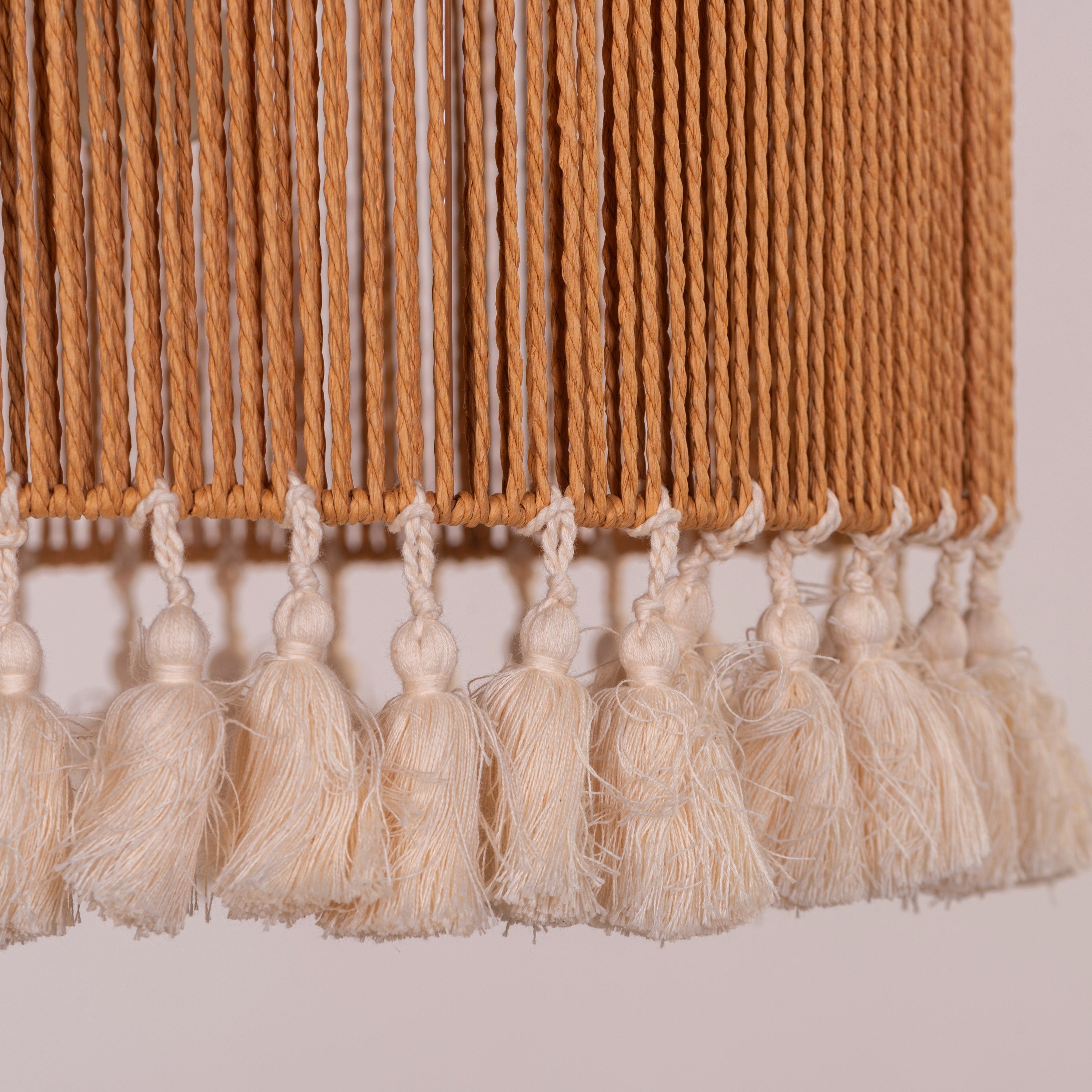 Boho Chic (Brown) Rattan Pendant Light