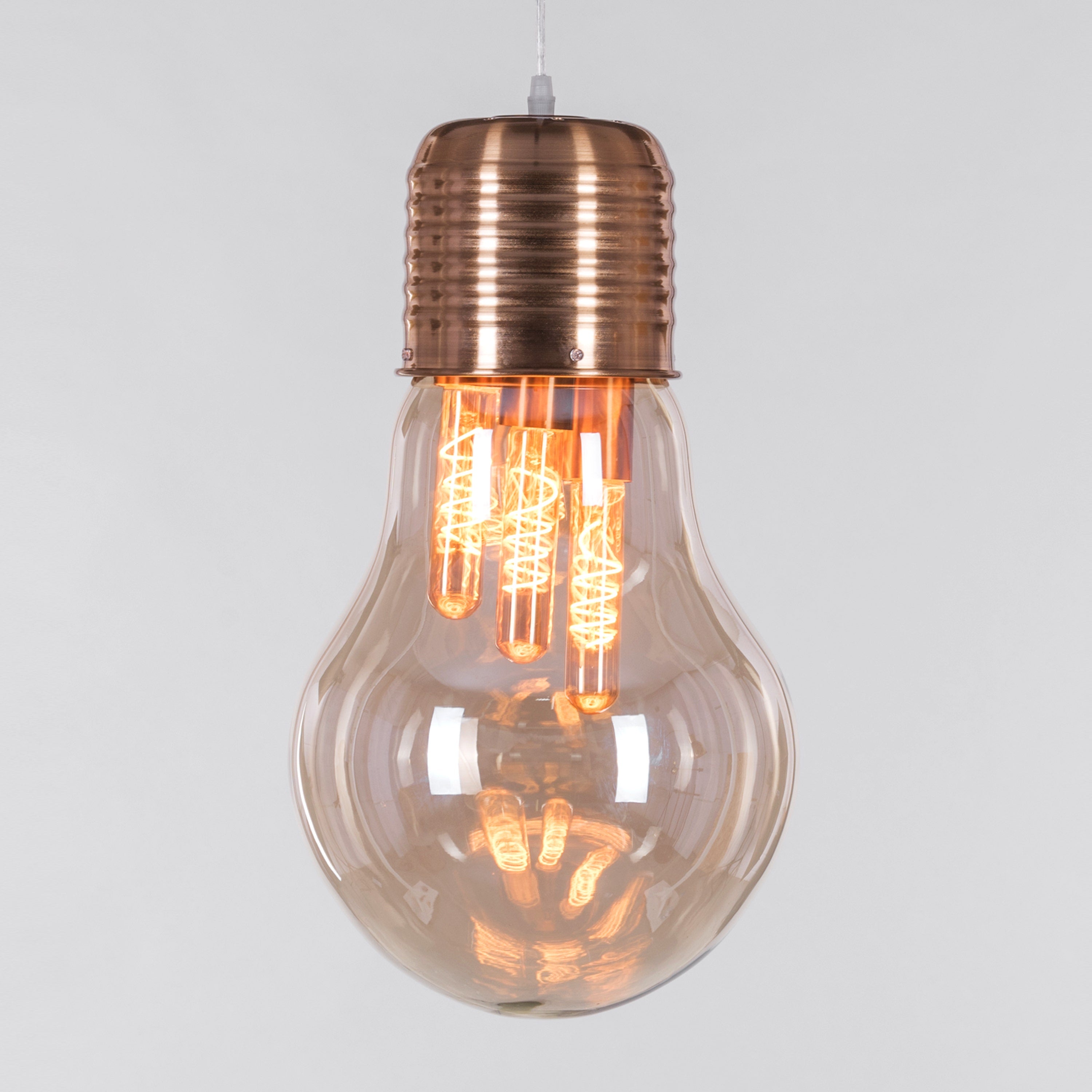 Elfin Magic (Amber) Glass Pendant Light