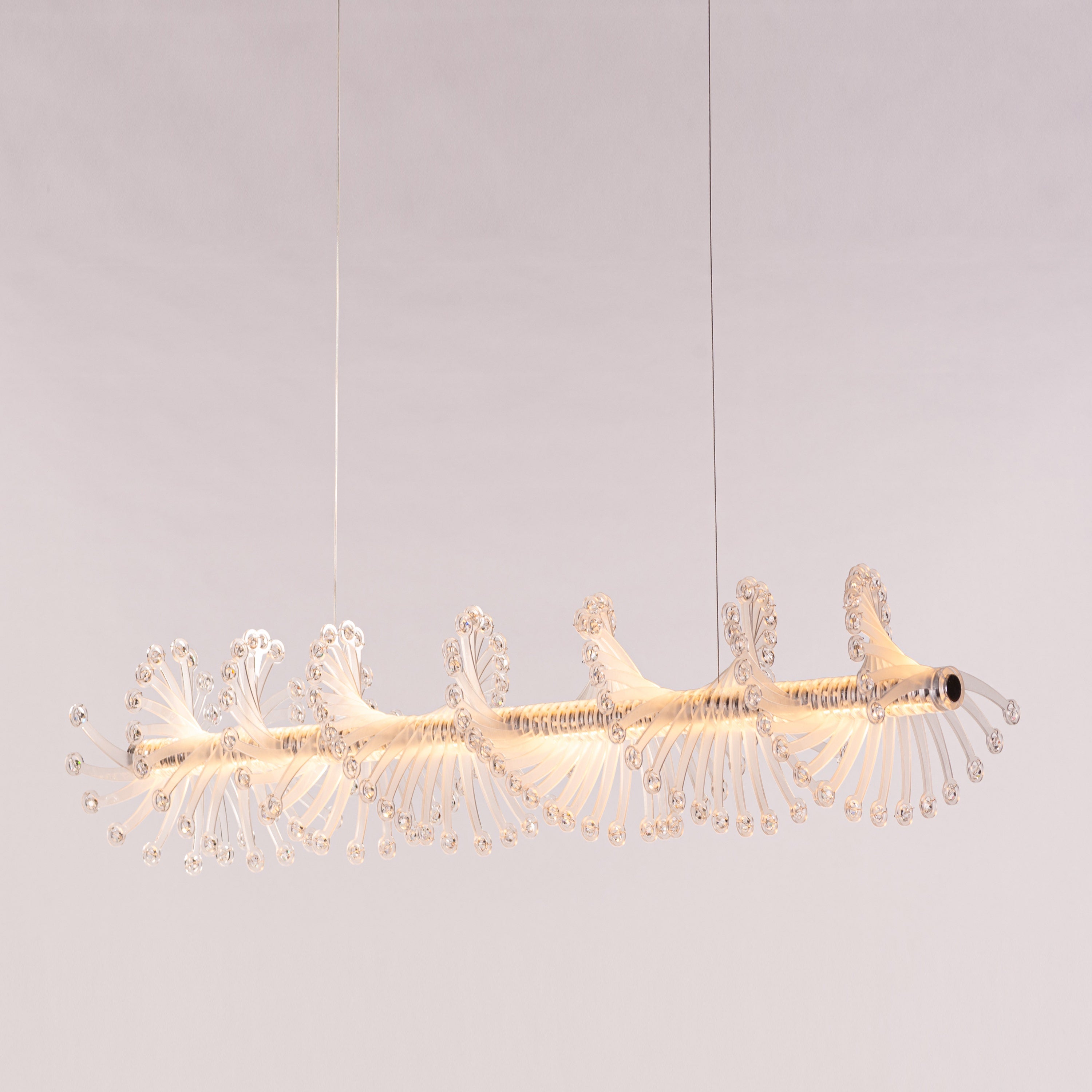 Tribe Has Spoken (Chrome/White) Chandelier