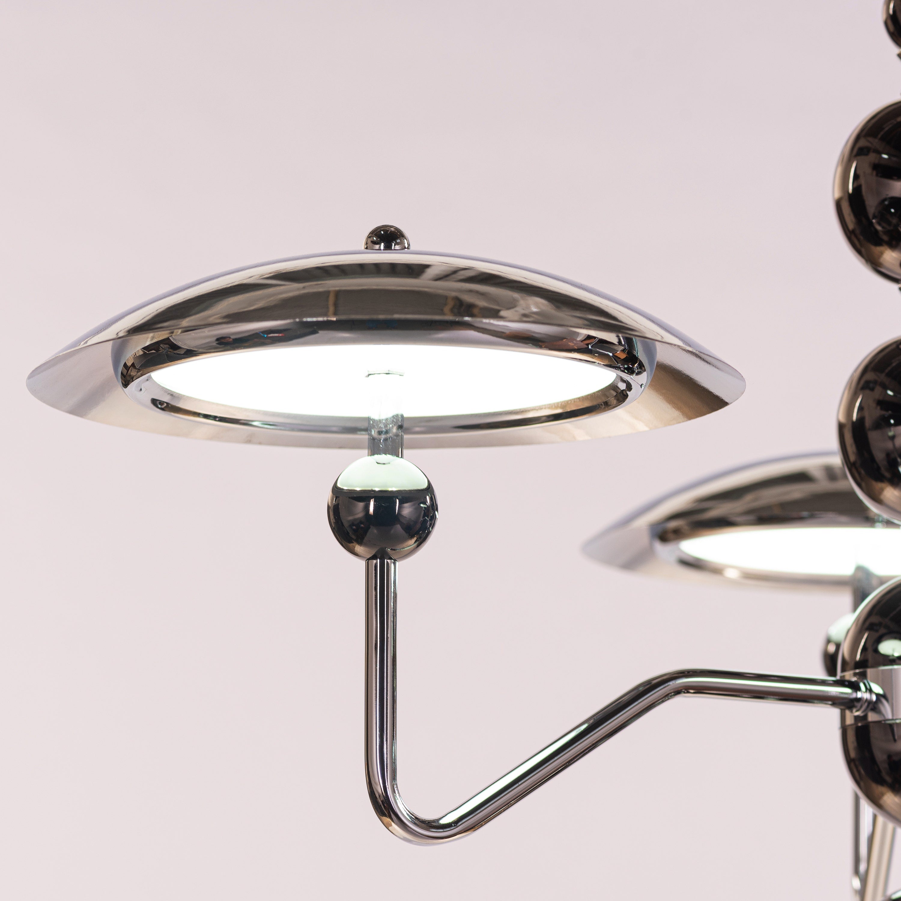 Anything Is Possible (Medium, Pearl Black/Chrome) Chandelier