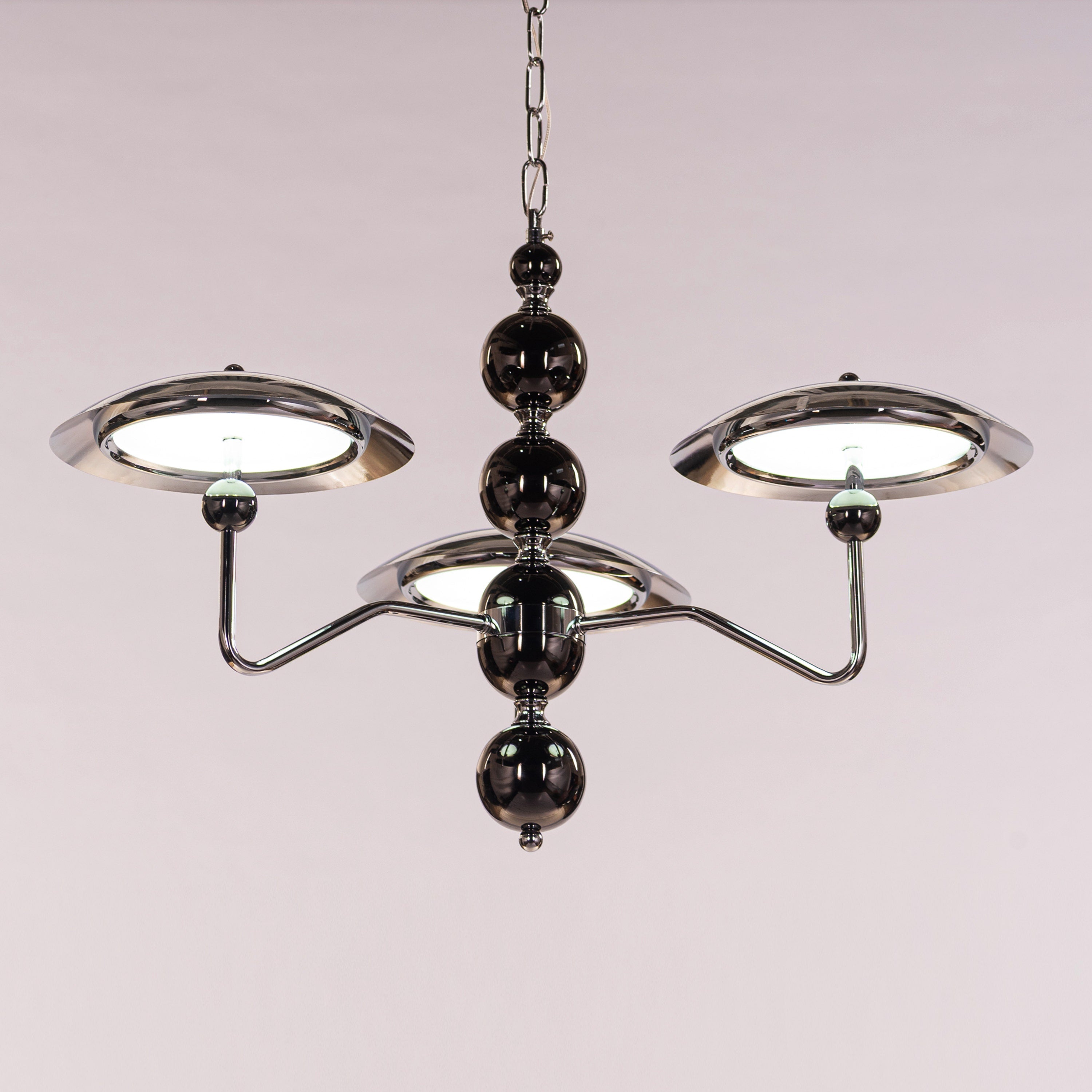 Anything Is Possible (Medium, Pearl Black/Chrome) Chandelier
