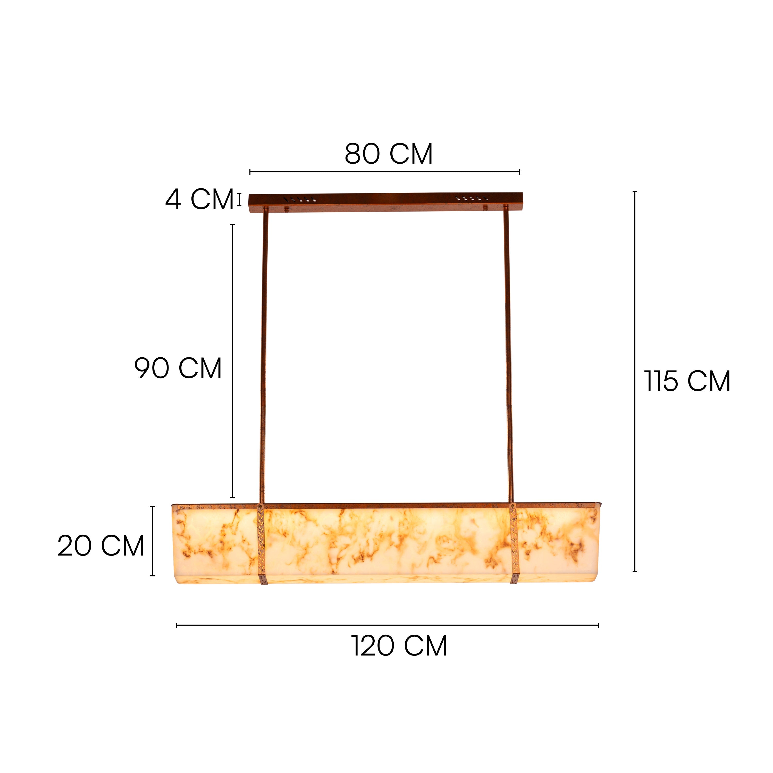 Sundowners In Sicily Chandelier