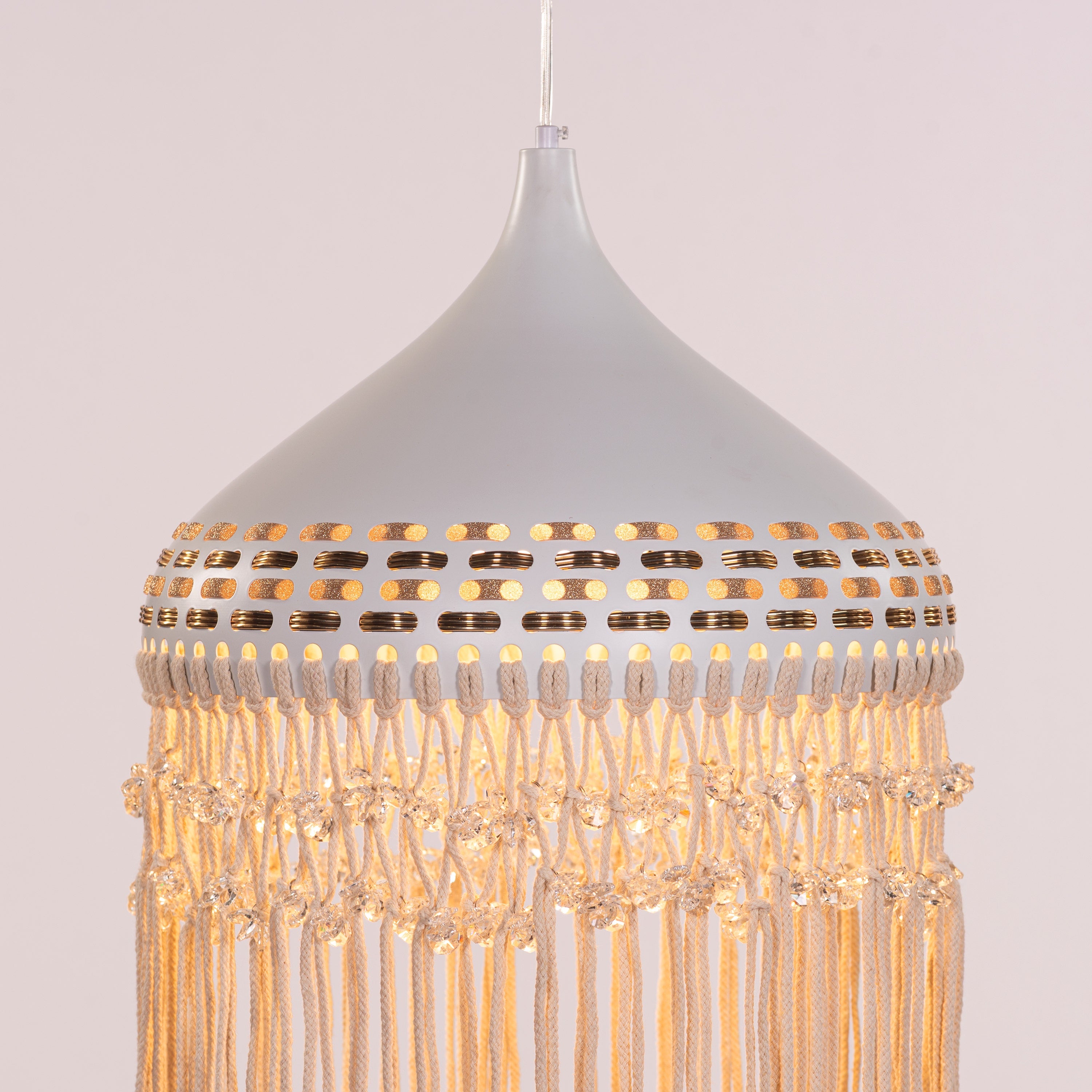 Born In Bali Ivory Pendant Light