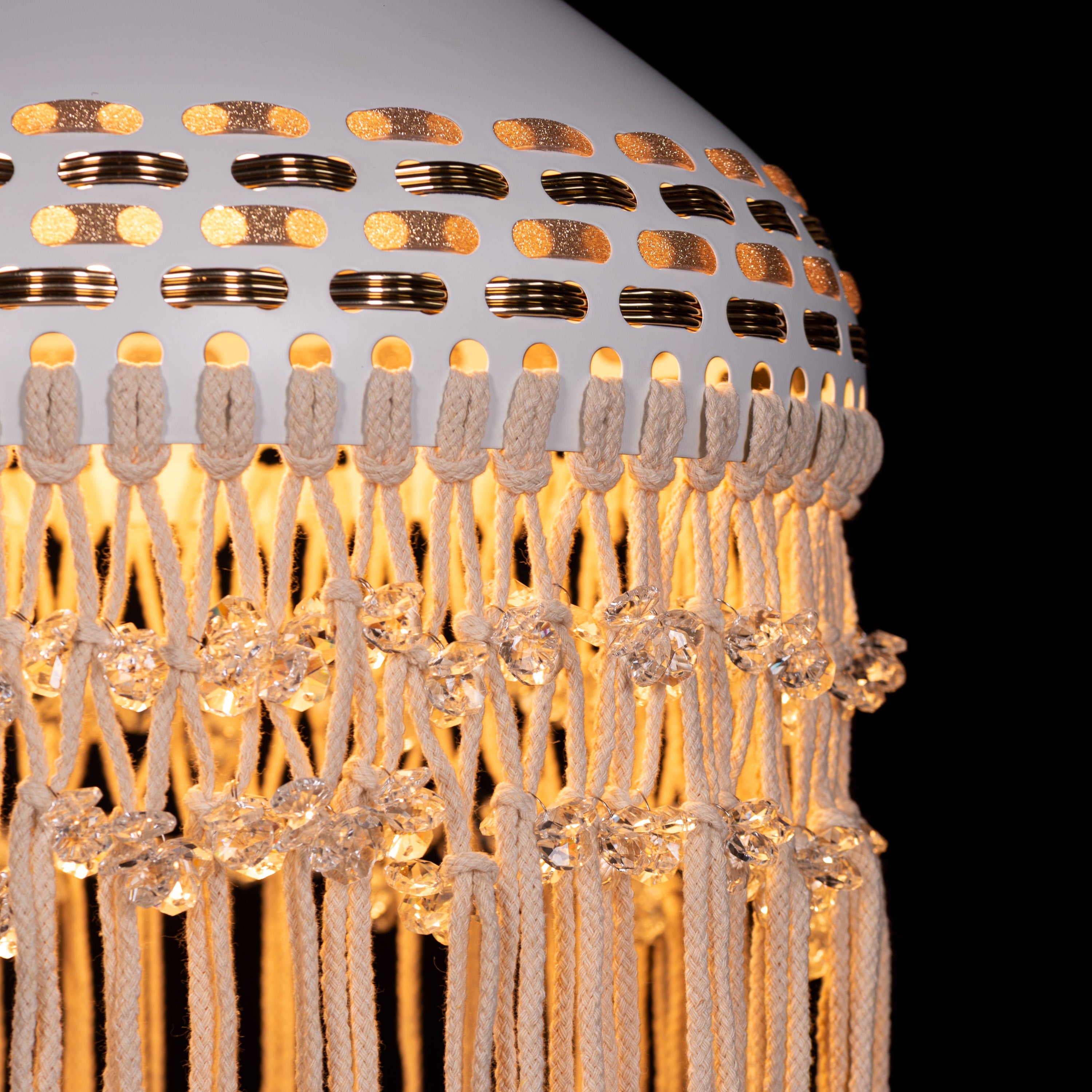 Born In Bali Ivory Pendant Light