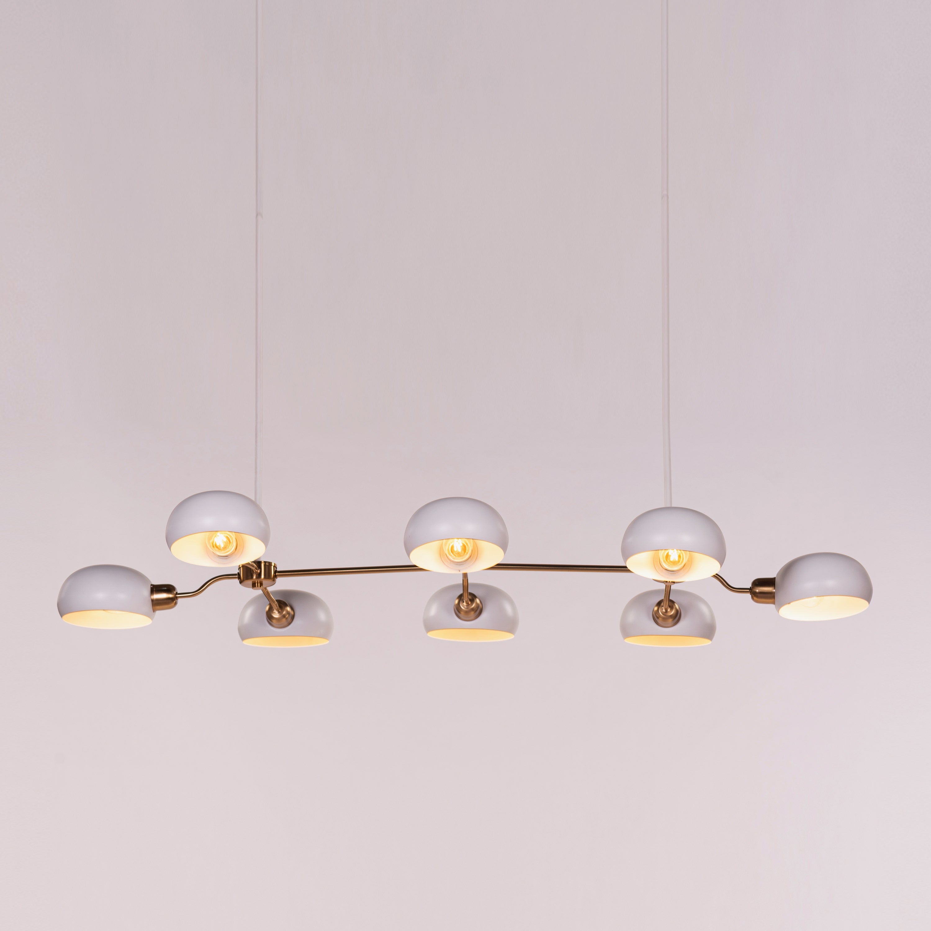Play The Dots (Gold, White) Chandelier