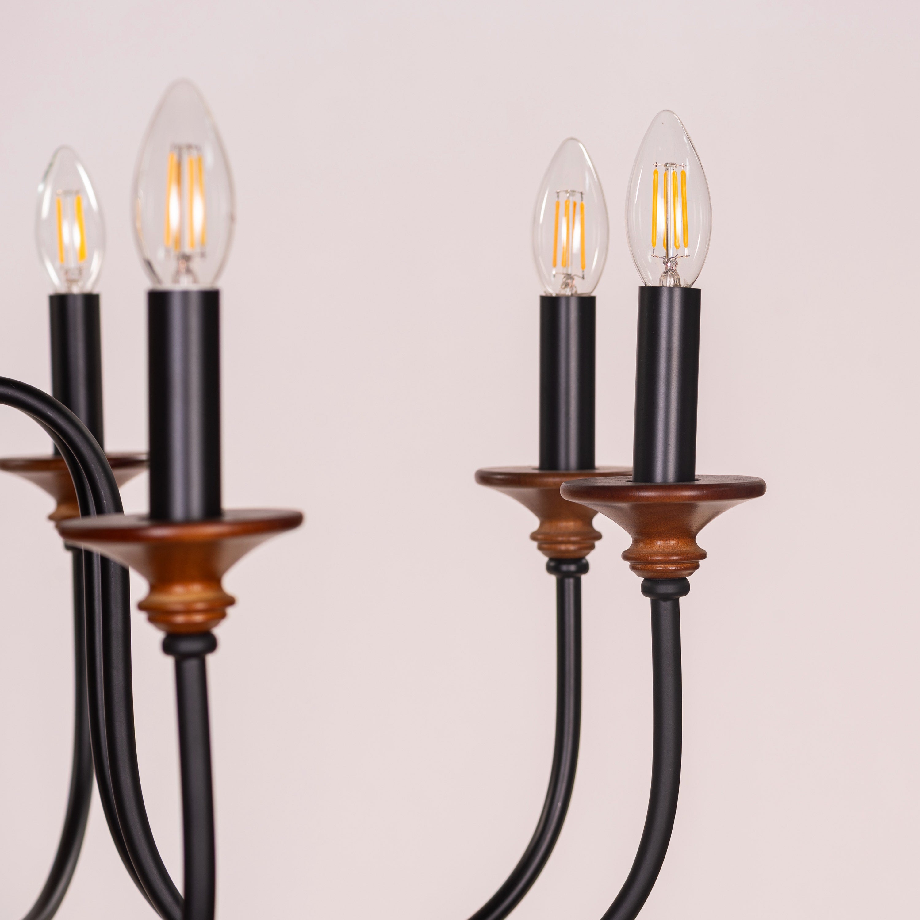 King's Way (Large, Brown) Wooden Chandelier