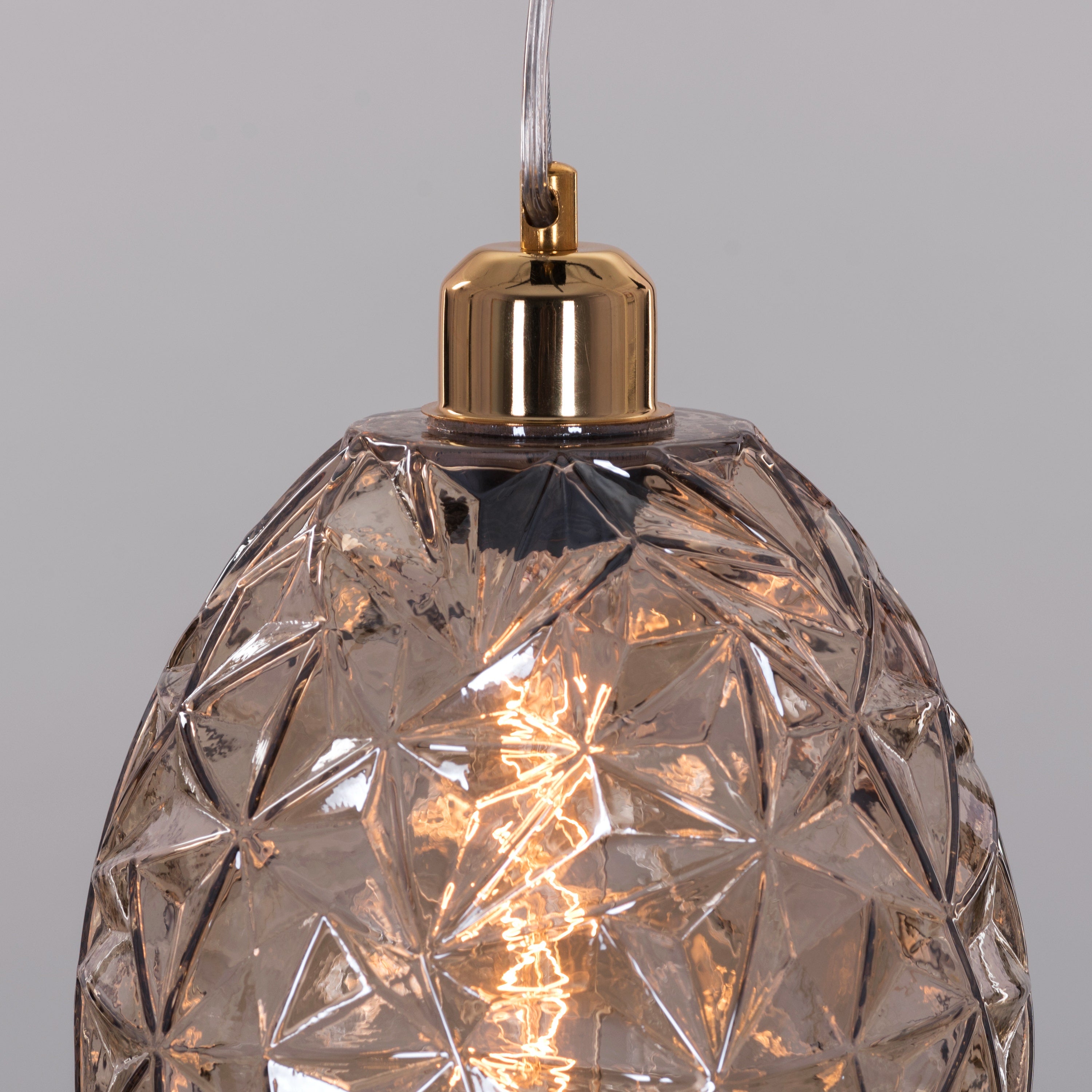 Second Glance (Amber) Glass Pendant Light