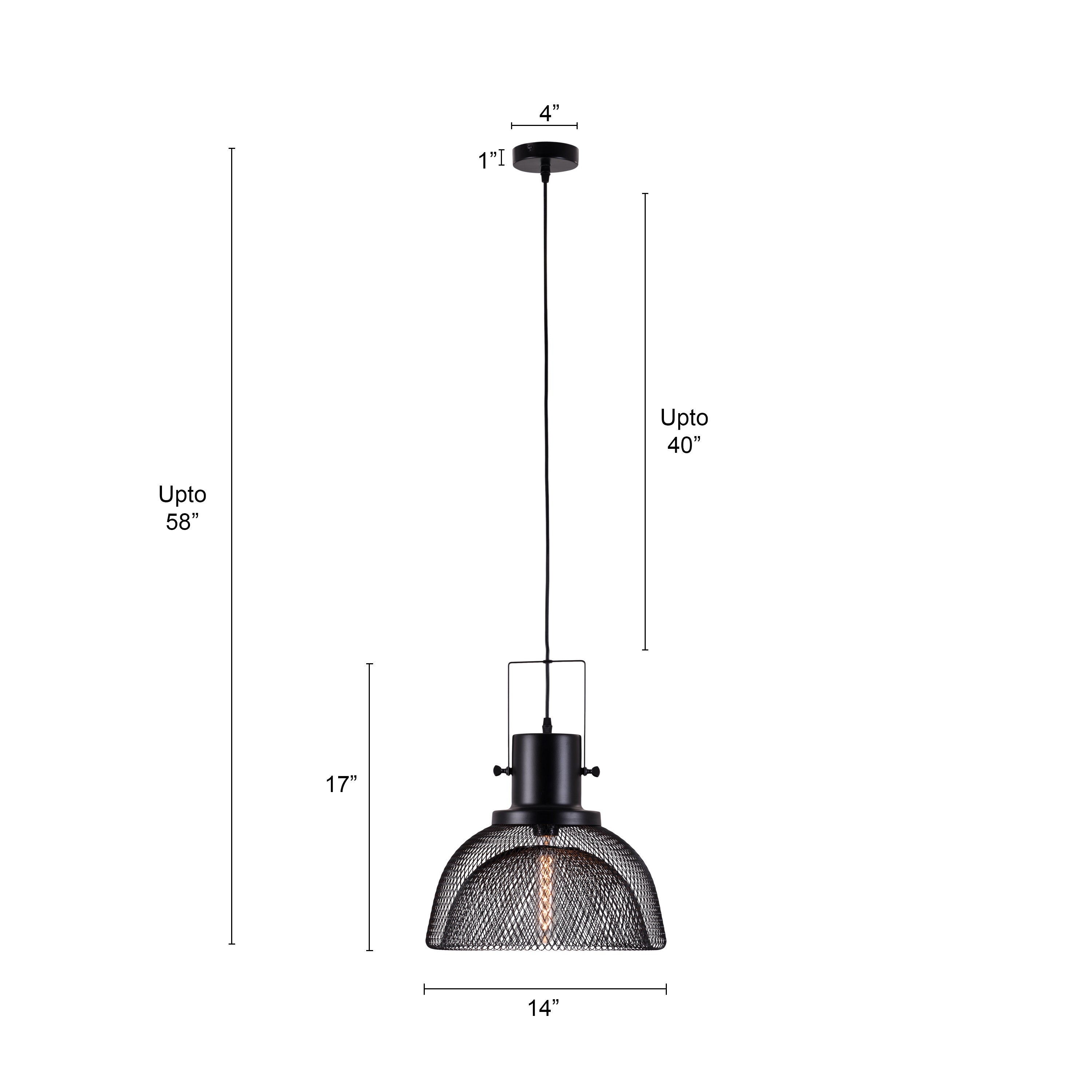 Resort Chic Signature (Black) Pendant Light
