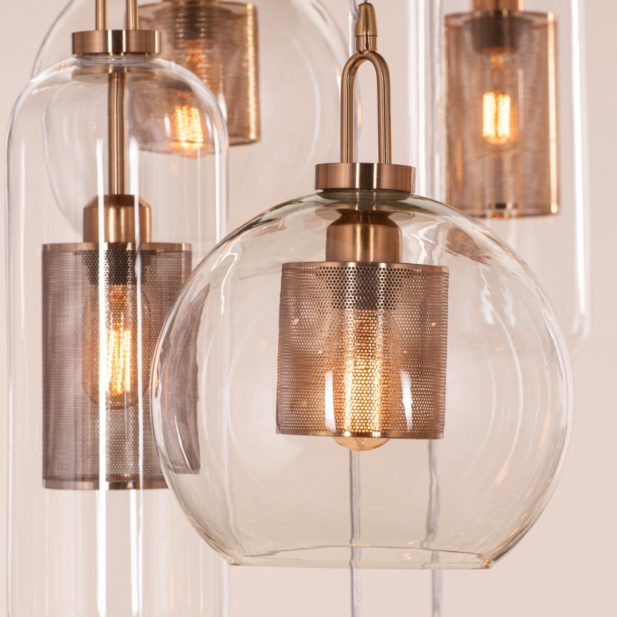 Star Of The Show (Large, Gold) Glass Chandelier