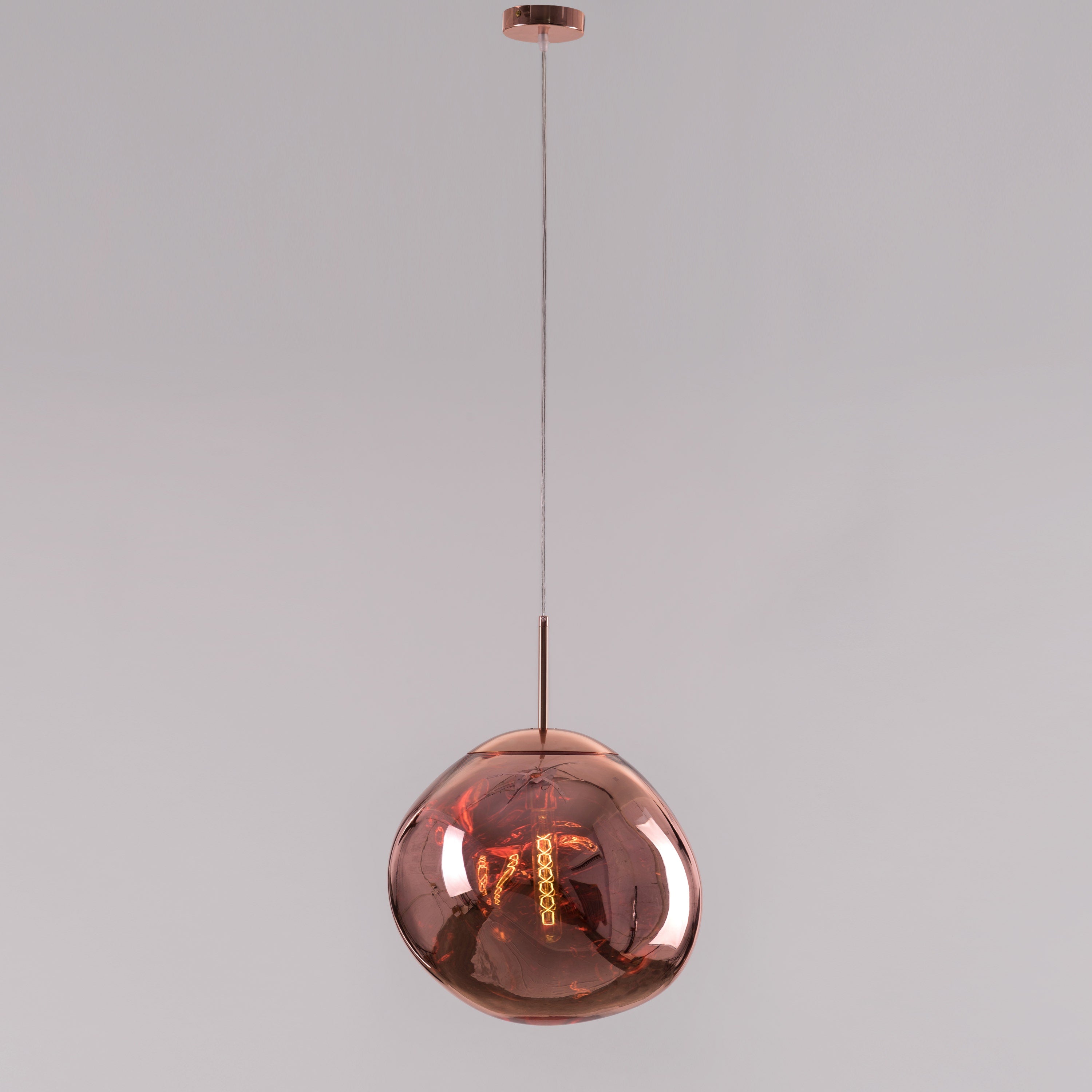 Ongoing Love (Large, Copper) Glass Pendant Light