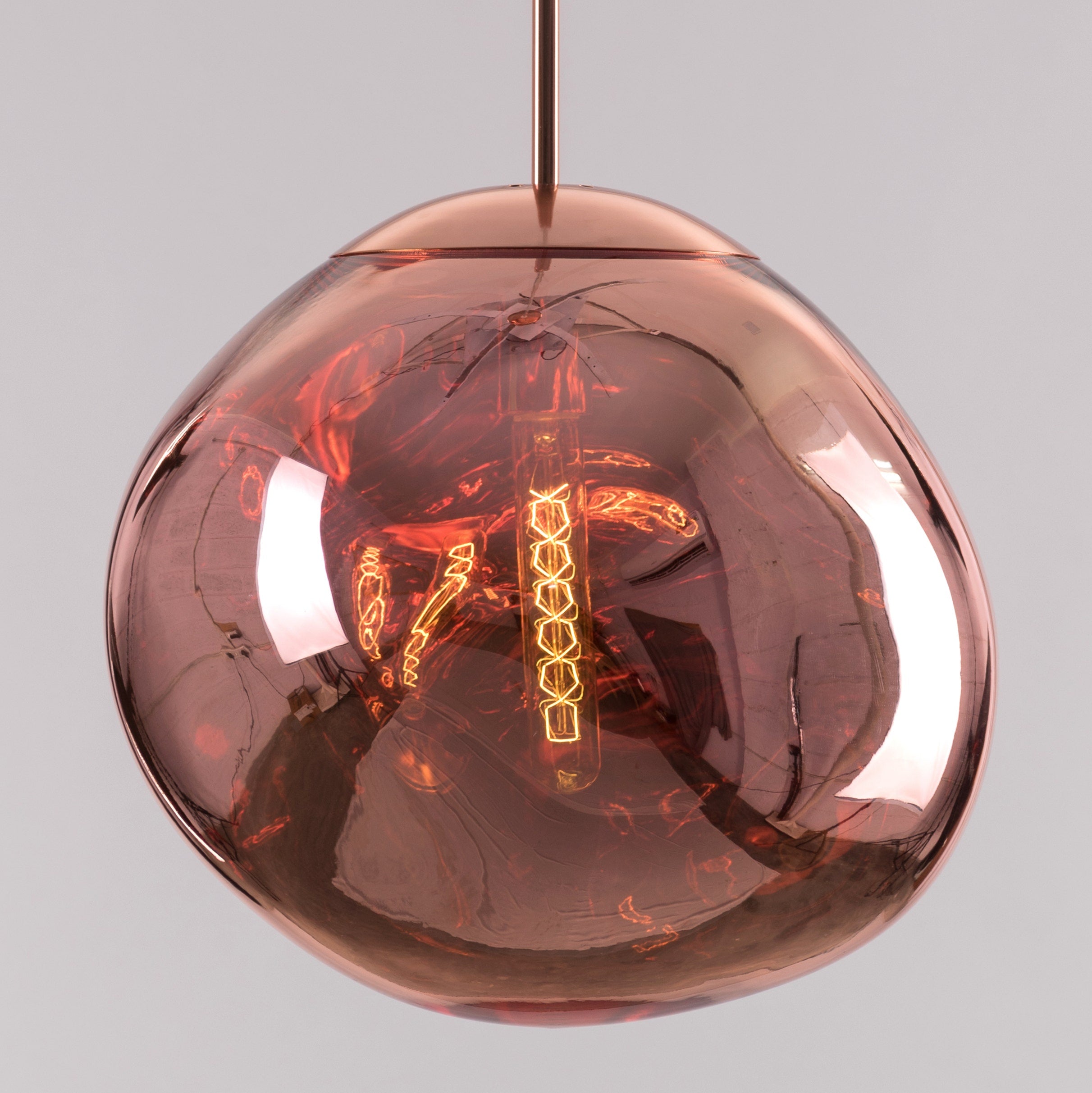 Ongoing Love (Large, Copper) Glass Pendant Light