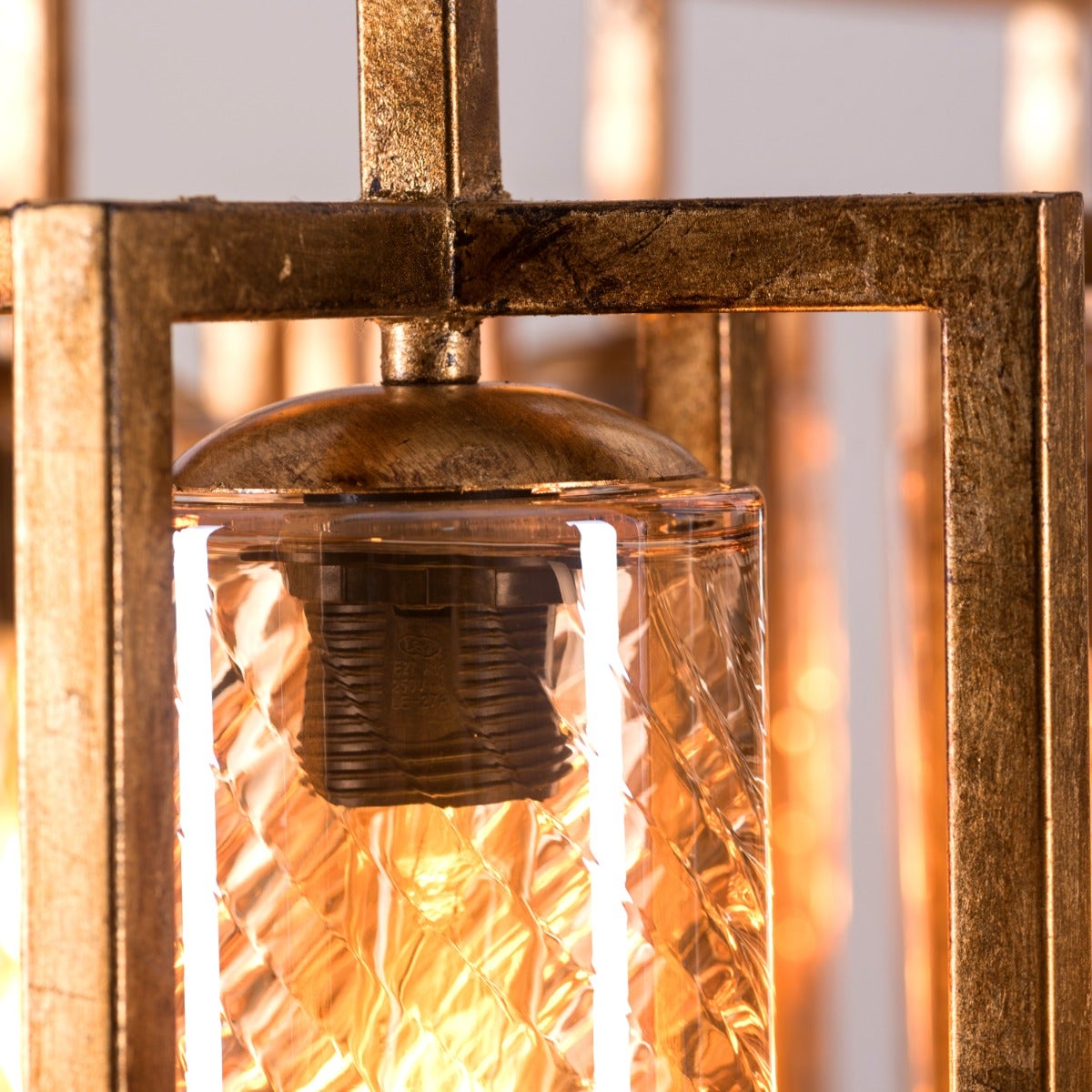 Inseparable Signature (Large, Gold Foil Gilded) Chandelier