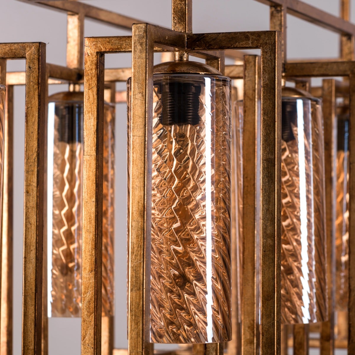 Inseparable Signature (Large, Gold Foil Gilded) Chandelier