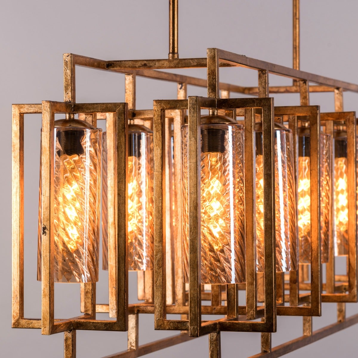 Inseparable Signature (Large, Gold Foil Gilded) Chandelier
