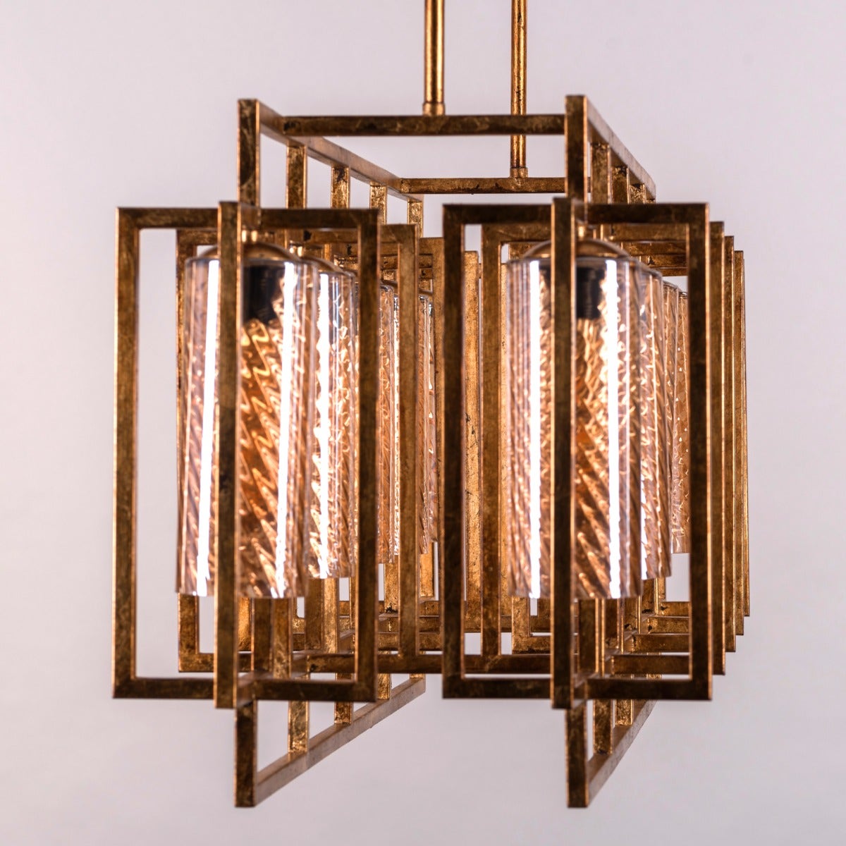 Inseparable Signature (Large, Gold Foil Gilded) Chandelier