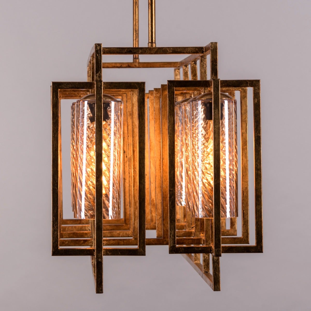 Inseparable Signature (Large, Gold Foil Gilded) Chandelier