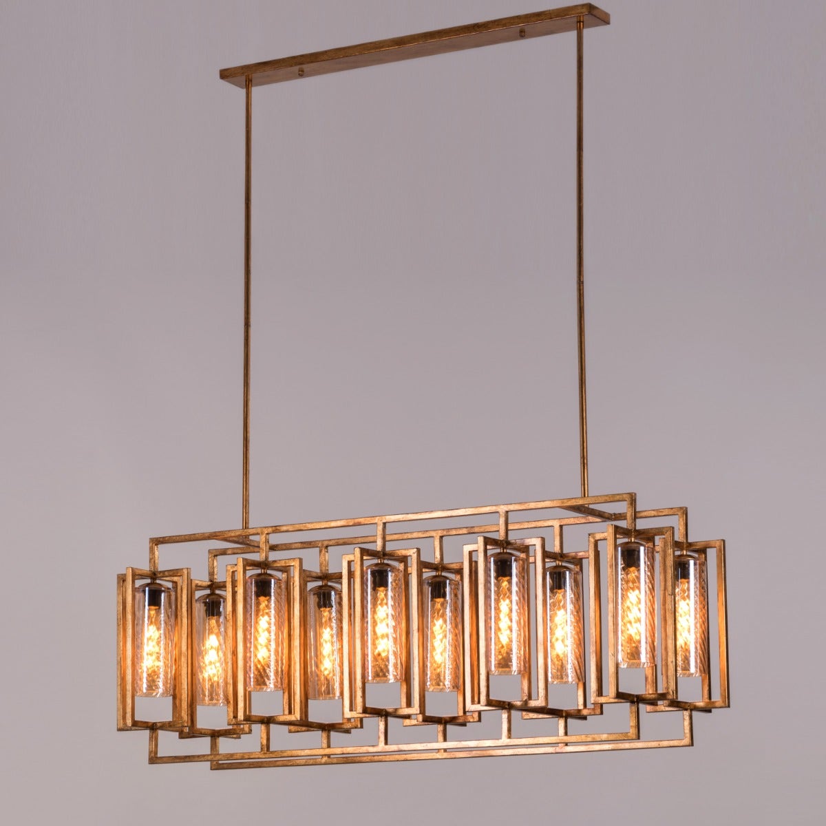 Inseparable Signature (Large, Gold Foil Gilded) Chandelier