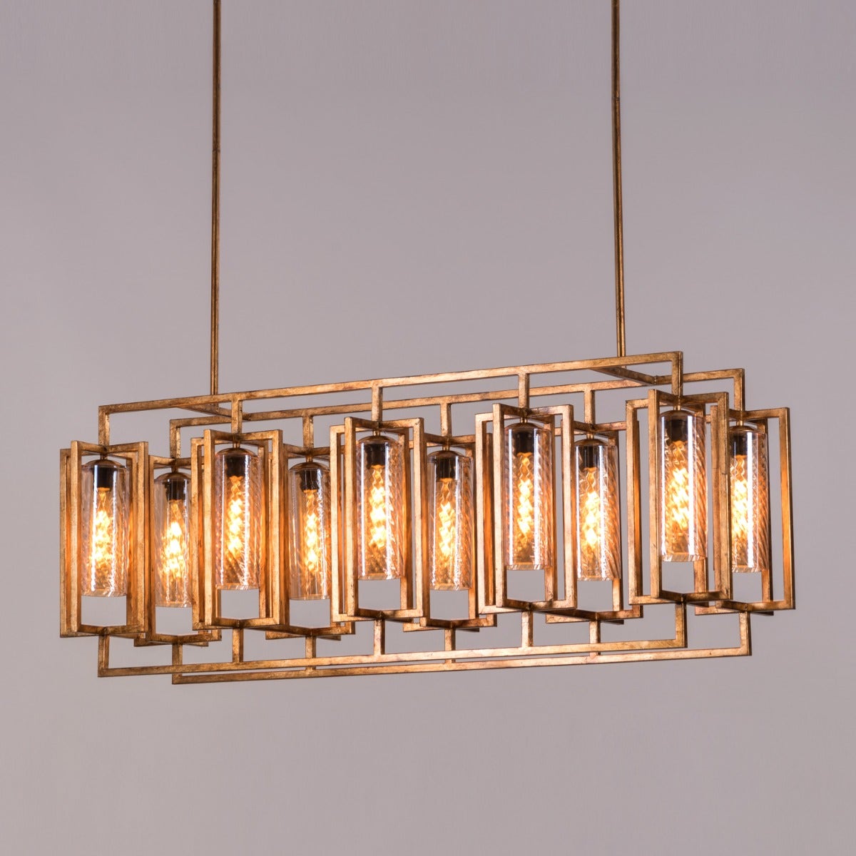 Inseparable Signature (Large, Gold Foil Gilded) Chandelier