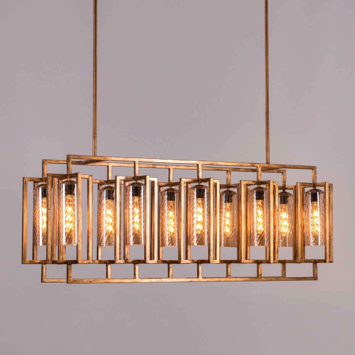 Inseparable Signature (Large, Gold Foil Gilded) Chandelier