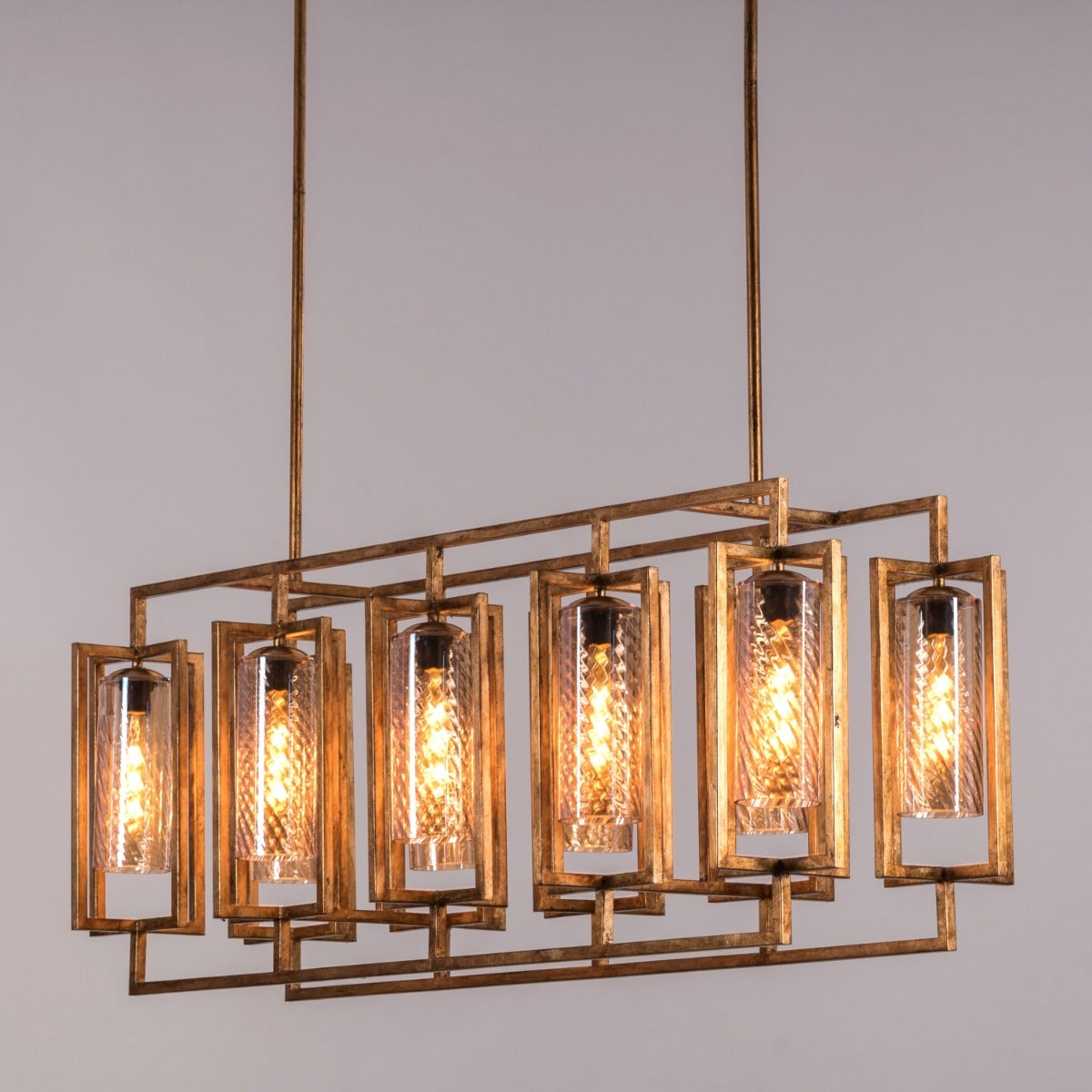 Inseparable Signature (Large, Gold Foil Gilded) Chandelier