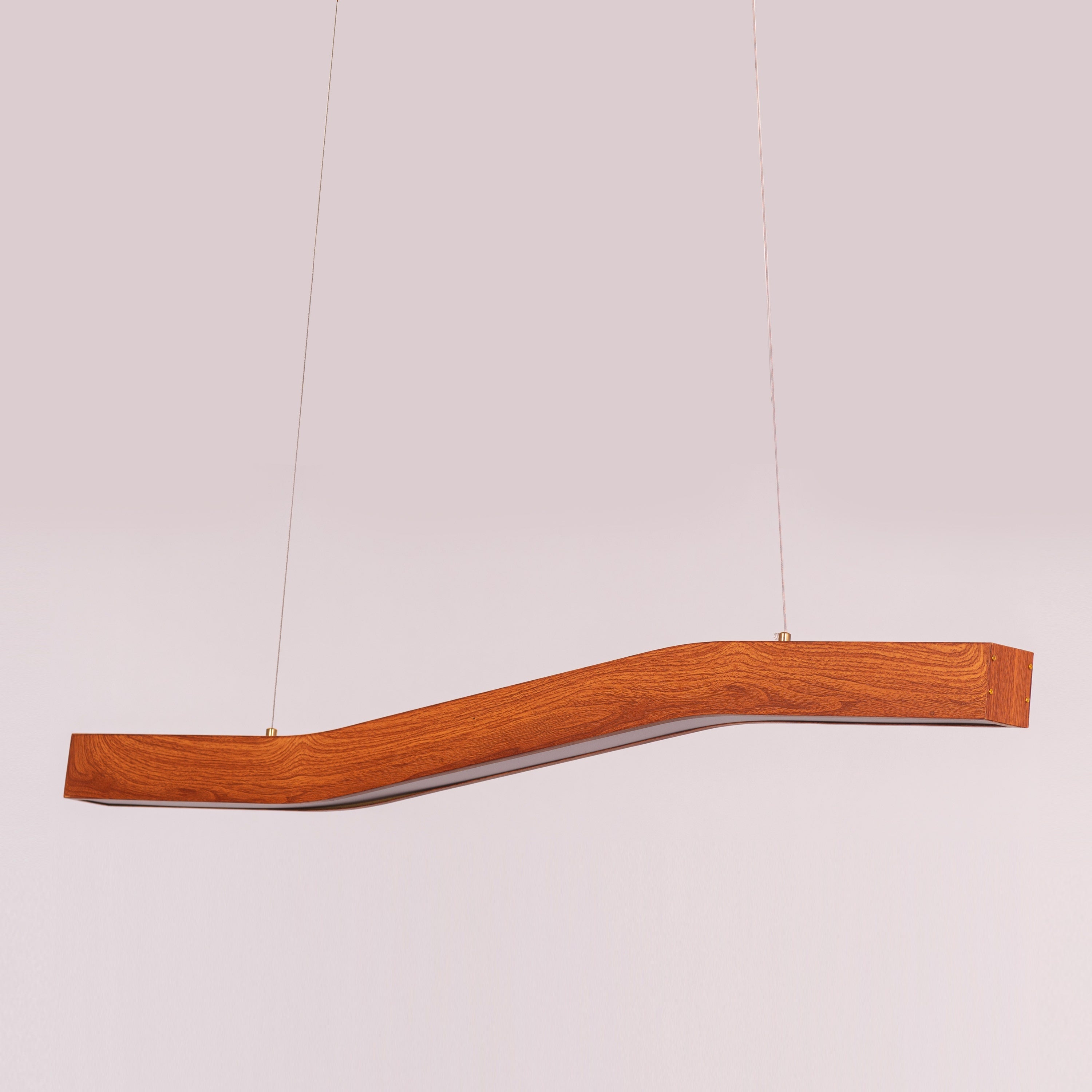 Road To The End (Large, Wooden, 3 Color Dimmable LED With Remote Control) Chandelier