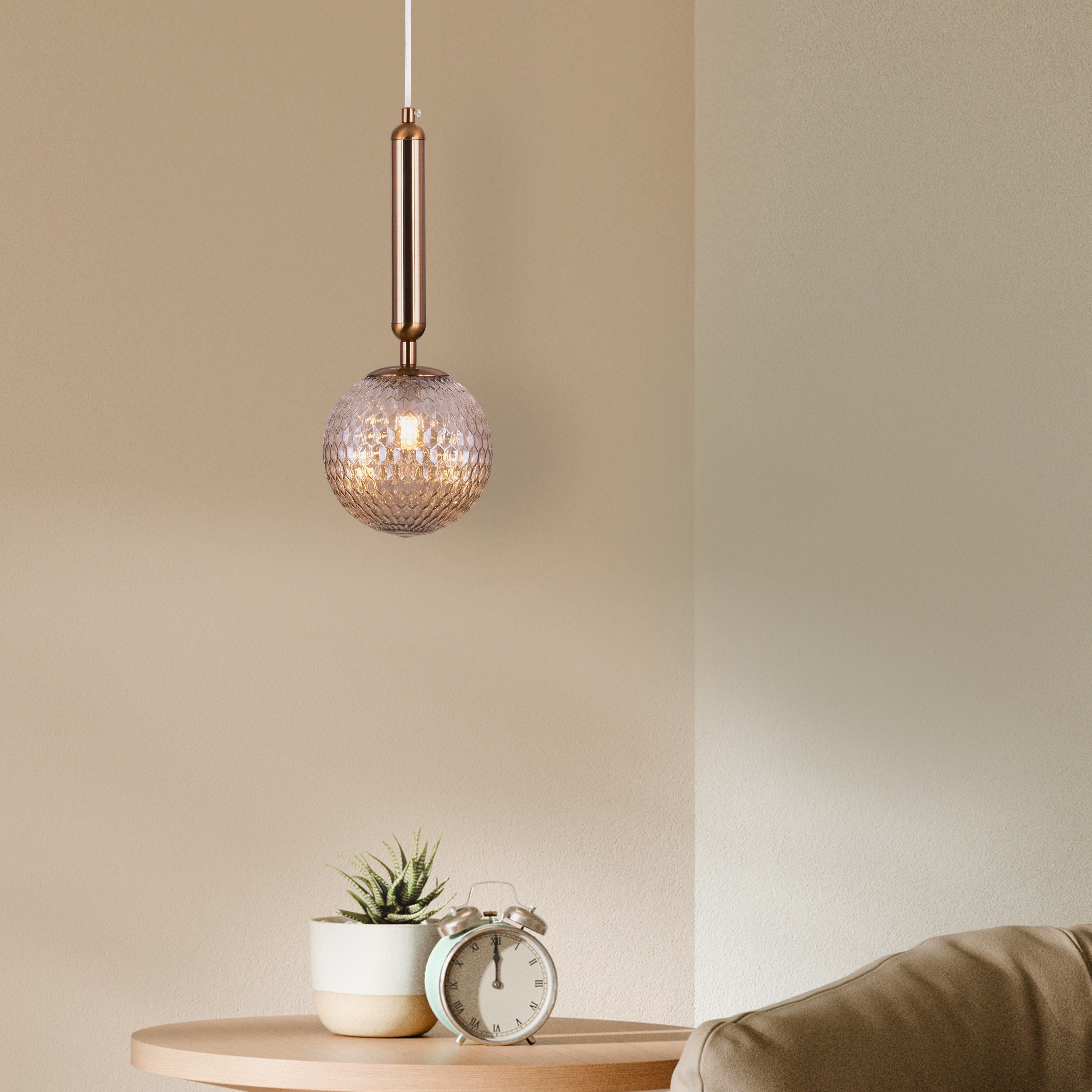 White Lies (Gold) Pendant Light