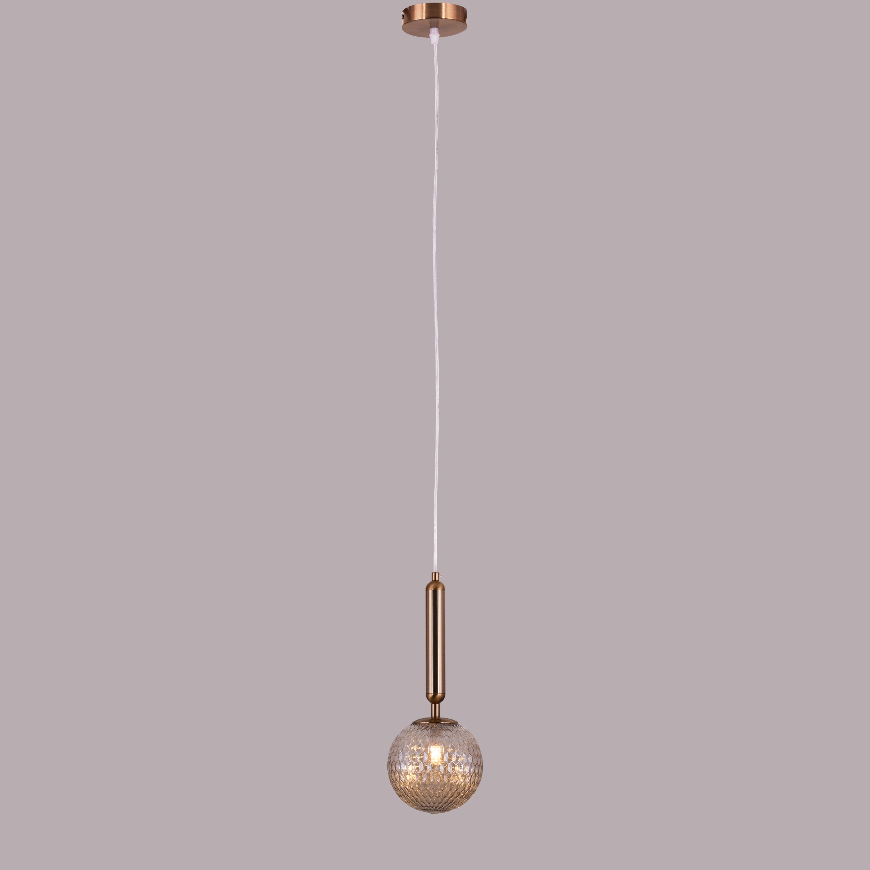 White Lies (Gold) Pendant Light