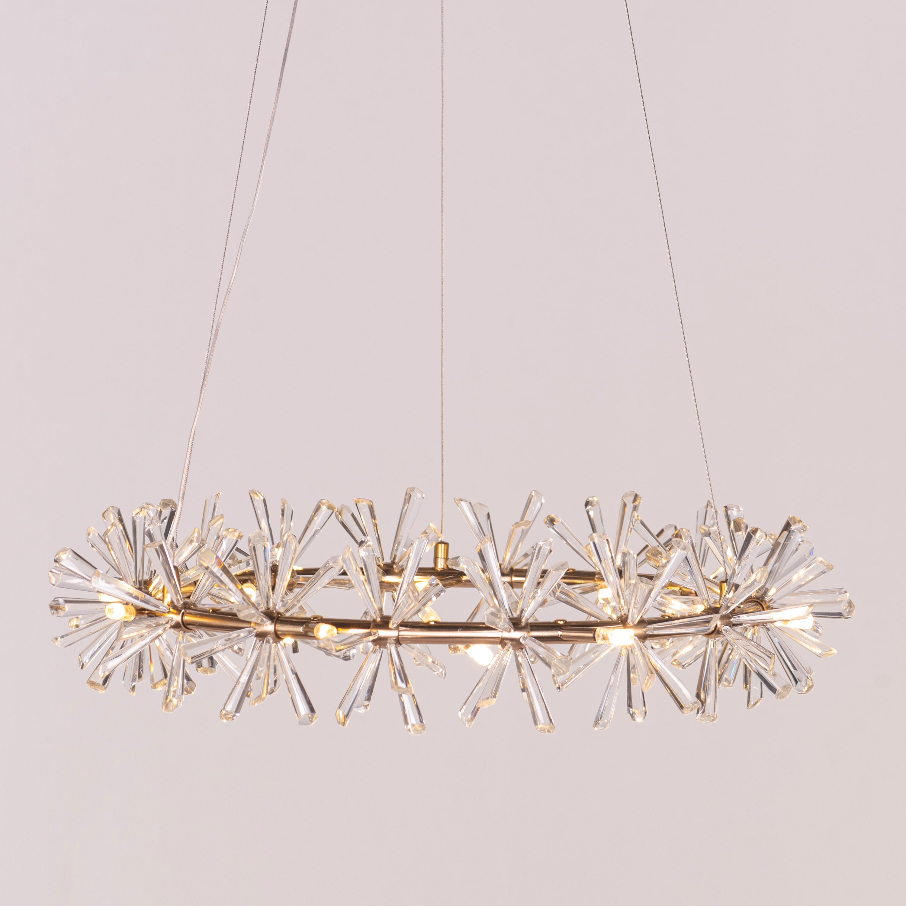 See Me In A Crown (Small, Gold) Crystal Chandelier