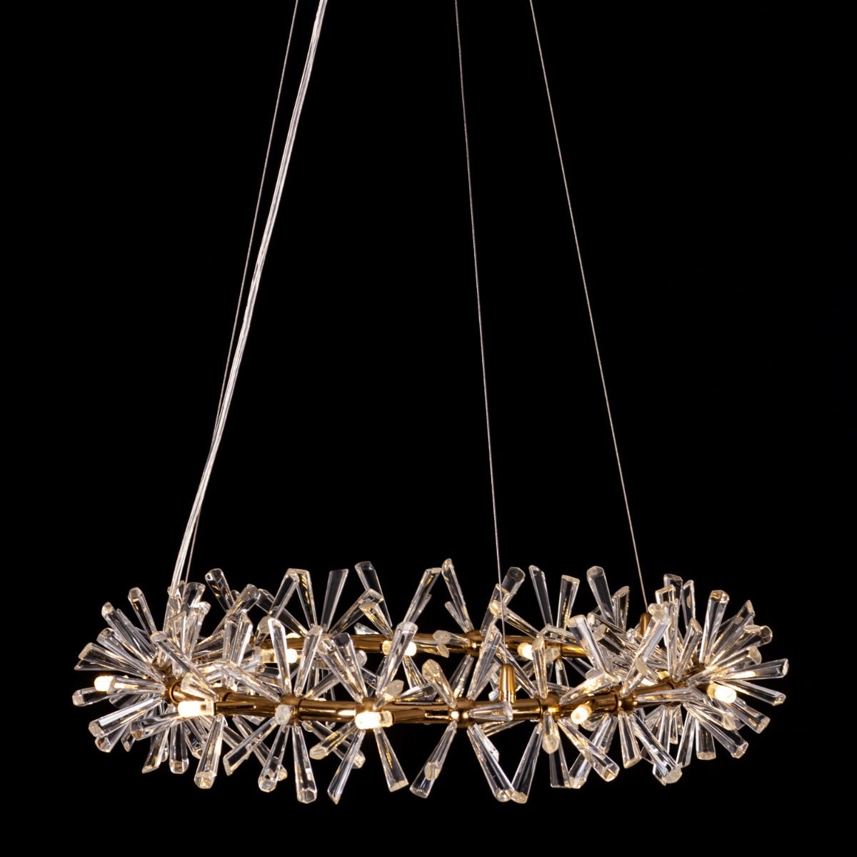 See Me In A Crown (Small, Gold) Crystal Chandelier