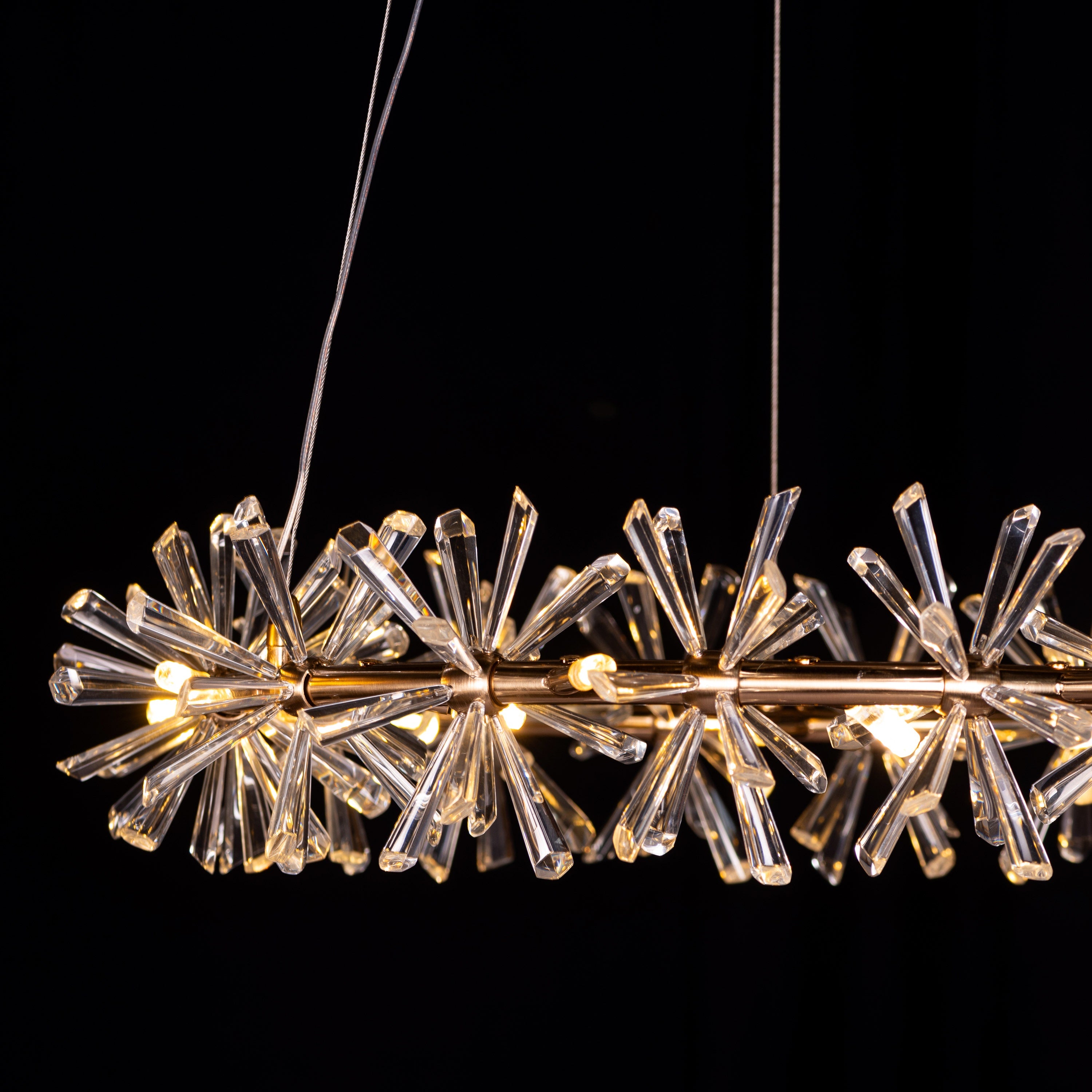 See Me In A Crown (Small, Gold) Crystal Chandelier