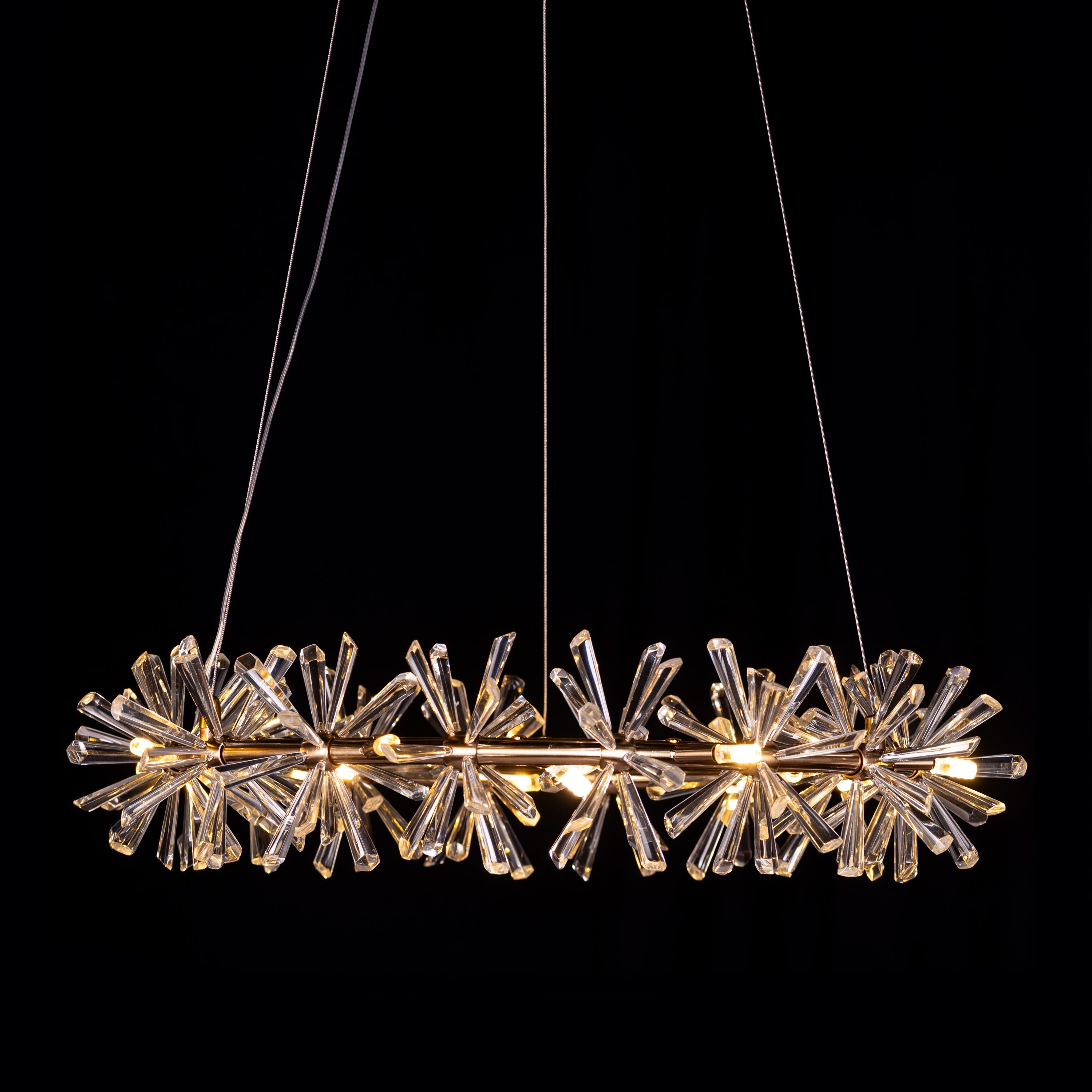 See Me In A Crown (Small, Gold) Crystal Chandelier