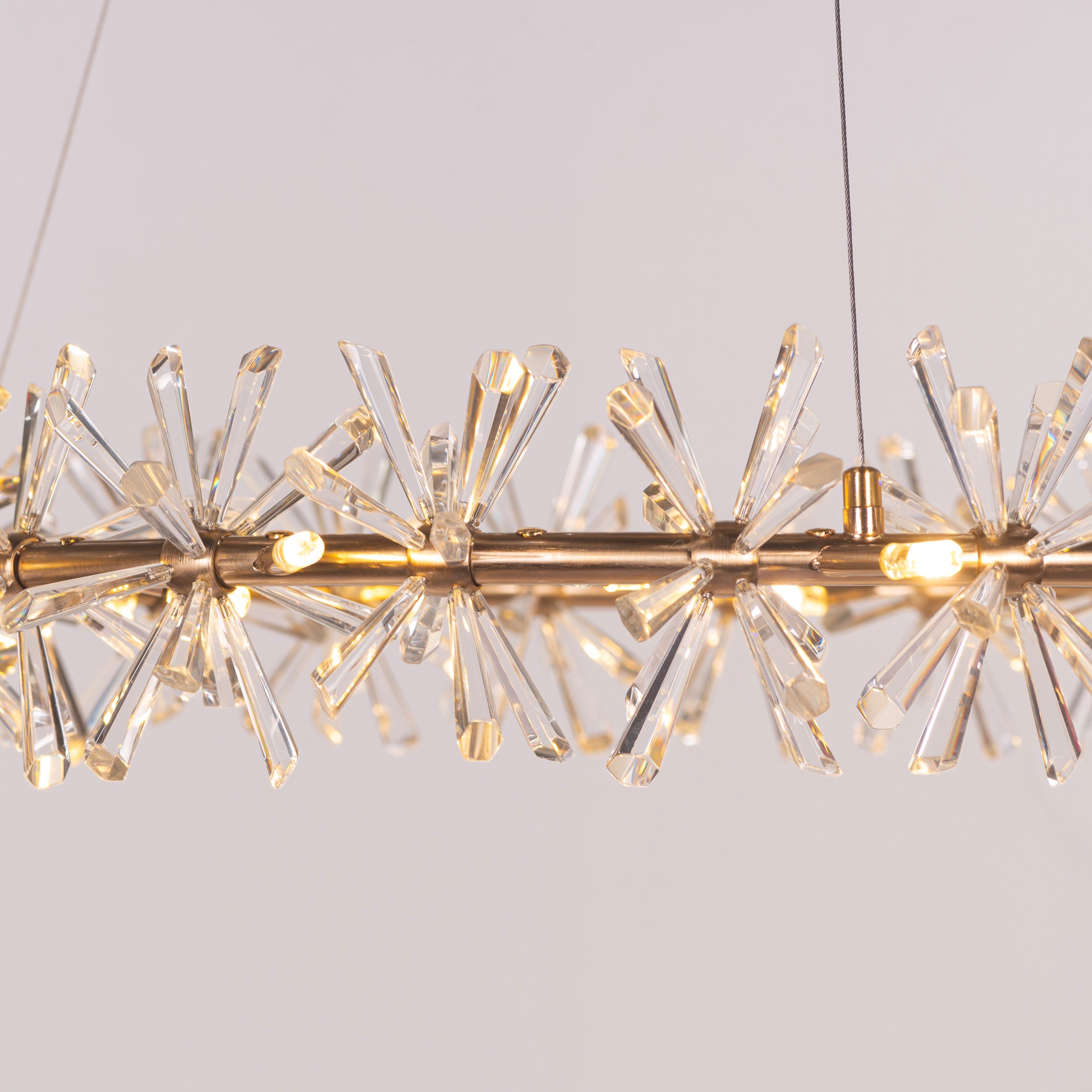 See Me In A Crown (Large, Gold) Crystal Chandelier