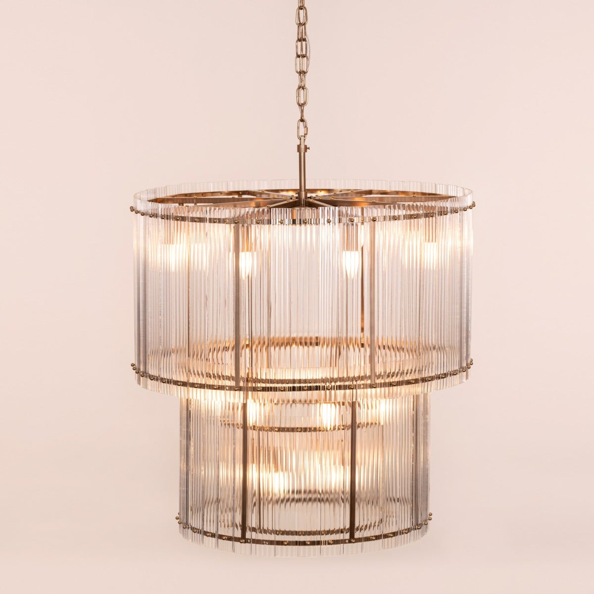 Take Me To The Hamptons (Large, Round, Gold) Chandelier