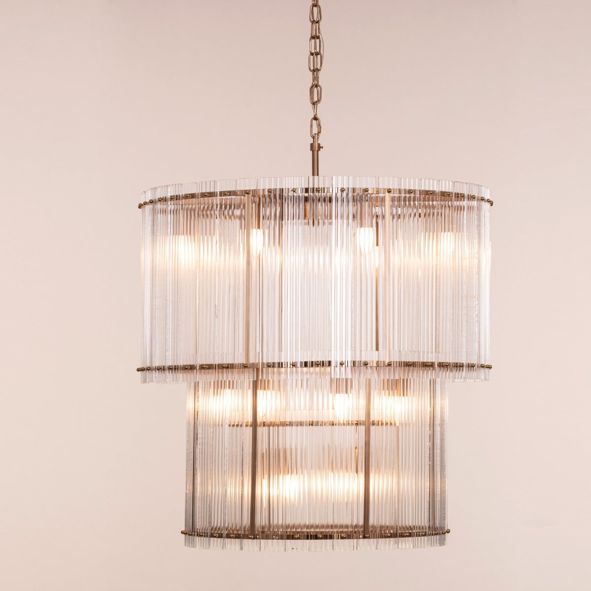 Take Me To The Hamptons (Large, Round, Gold) Chandelier