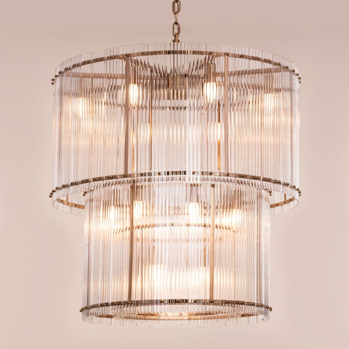 Take Me To The Hamptons (Large, Round, Gold) Chandelier