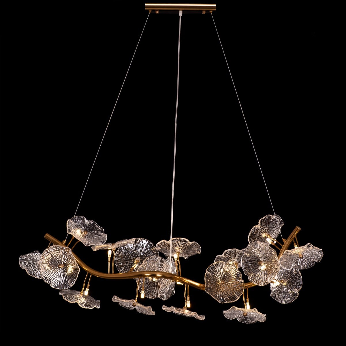 Written In The Stars (Small, Matte Gold) Tree Branch Chandelier