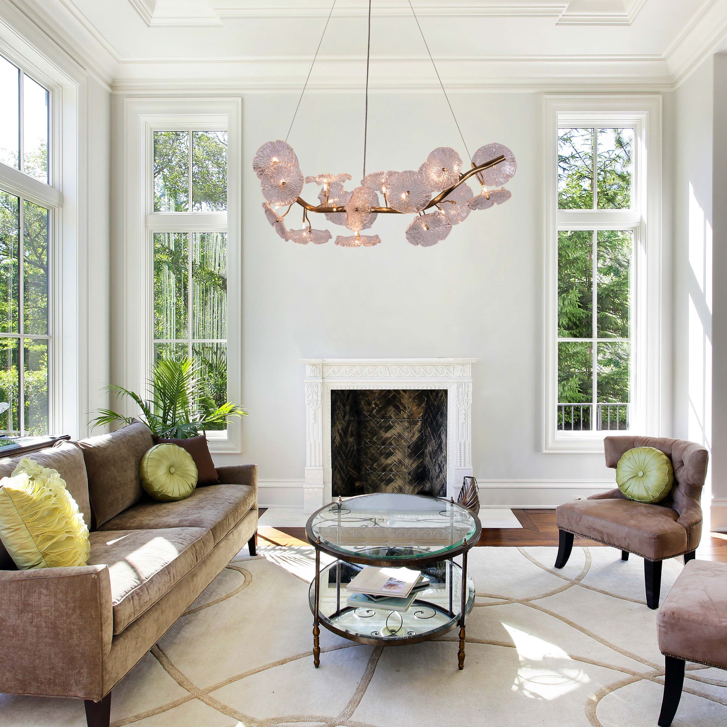 Written In The Stars (Small, Matte Gold) Tree Branch Chandelier