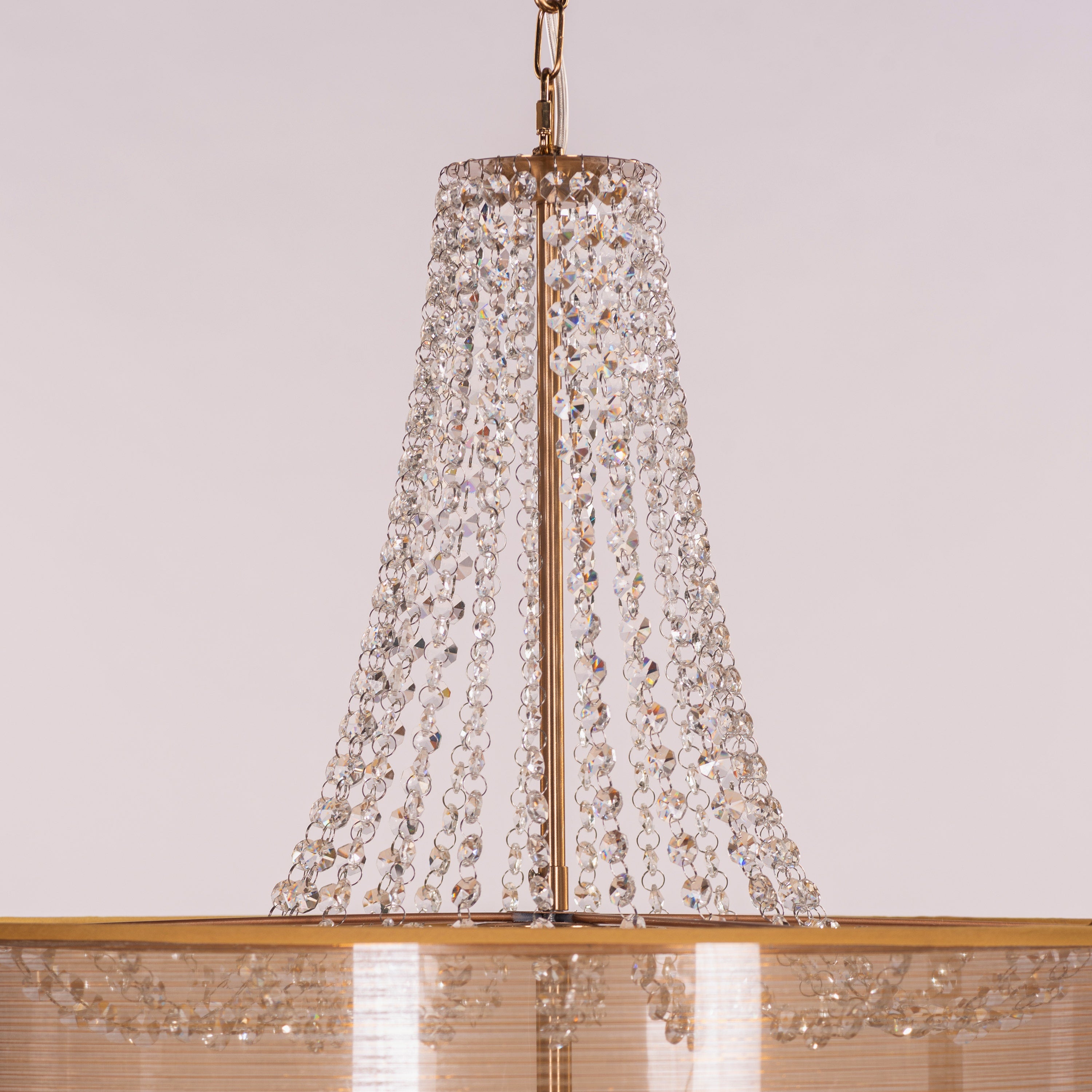 So In Love (Medium, Gold) Crystal Chandelier