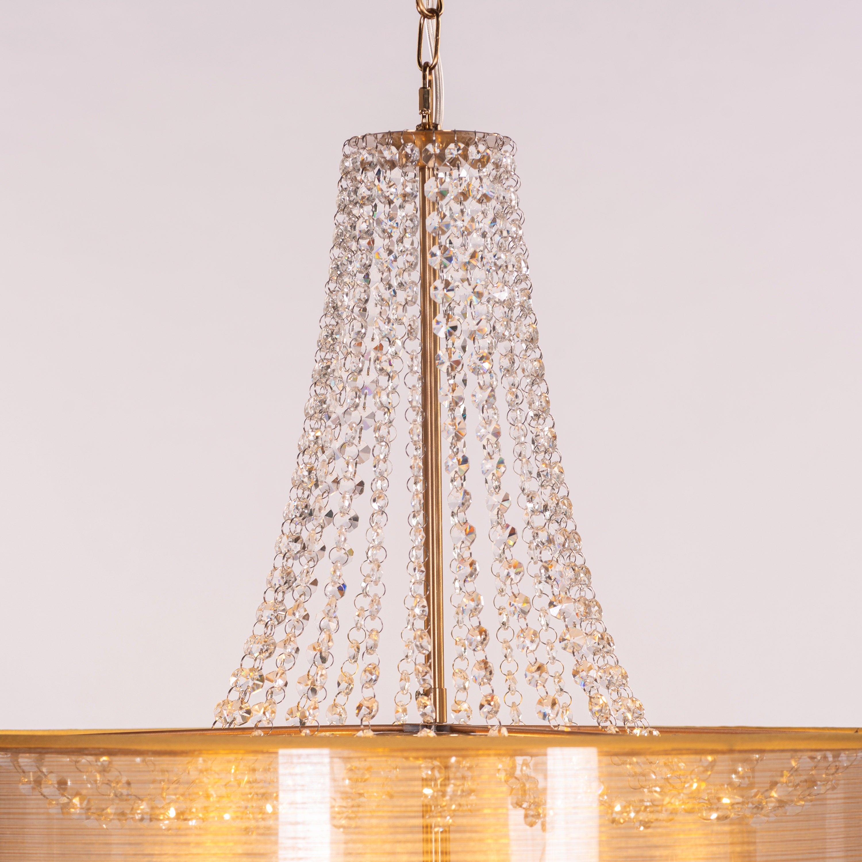 So In Love (Medium, Gold) Crystal Chandelier
