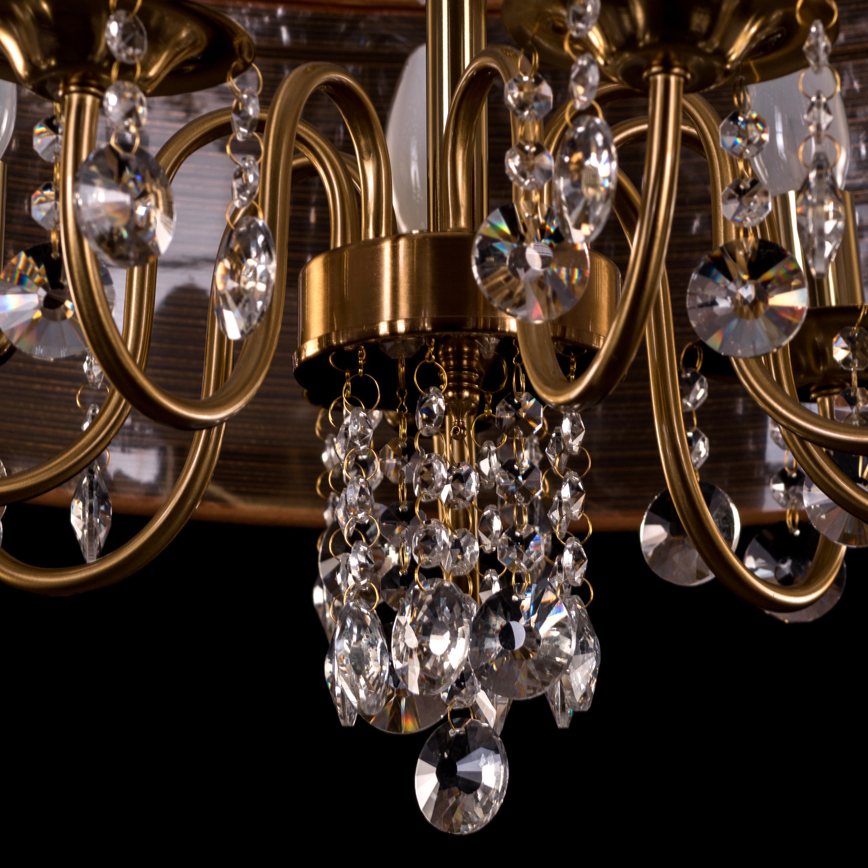 So In Love (Large, Gold) Crystal Chandelier